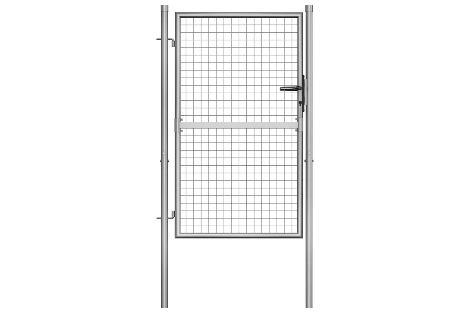 vidaXL 144757 Garden Gate Galvanised Steel 105x175cm Silver