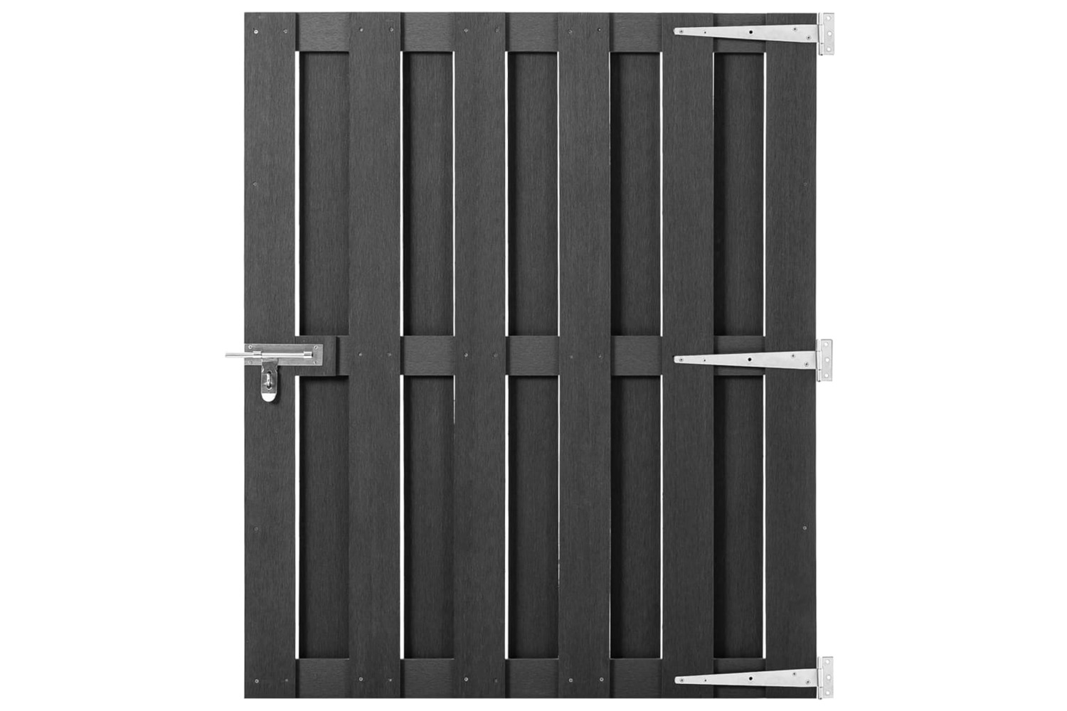 vidaXL 318103 Garden Gate Wpc 100x112cm Grey