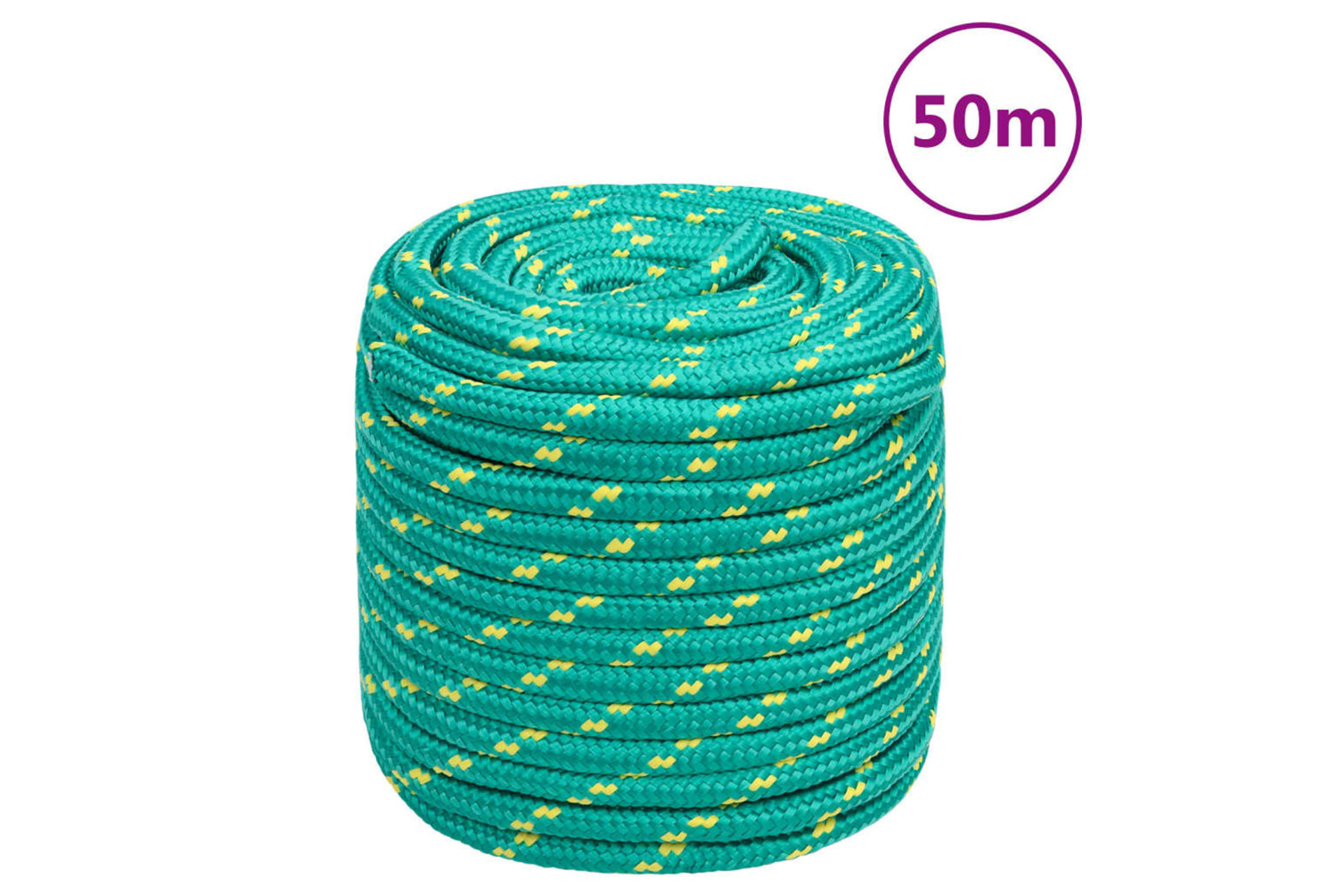 vidaXL 152736 Boat Rope Green 18mm 50 M Polypropylene