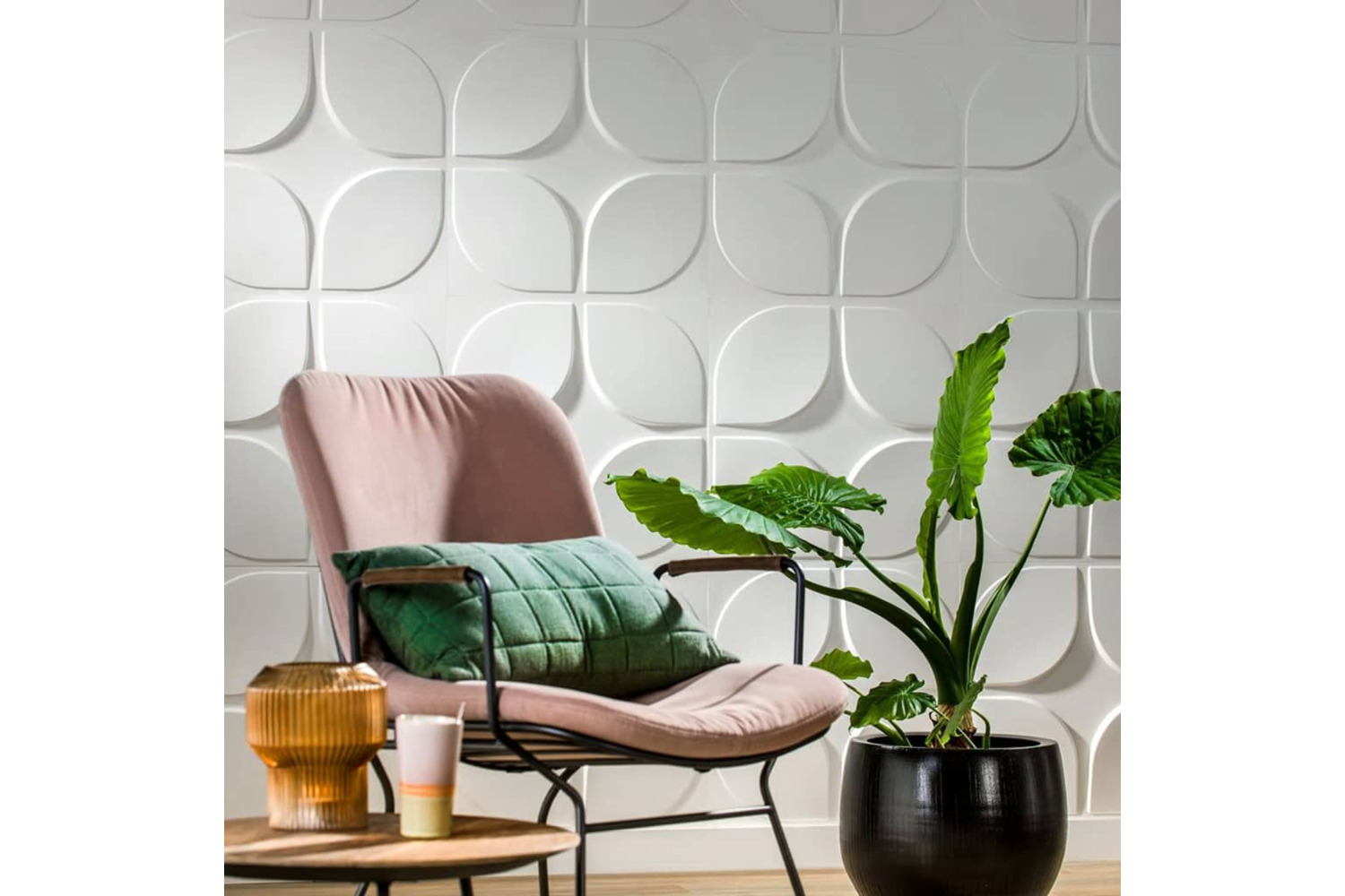 Wallart 412820 3d Wall Panels Sweeps 12 Pcs Ga-wa06