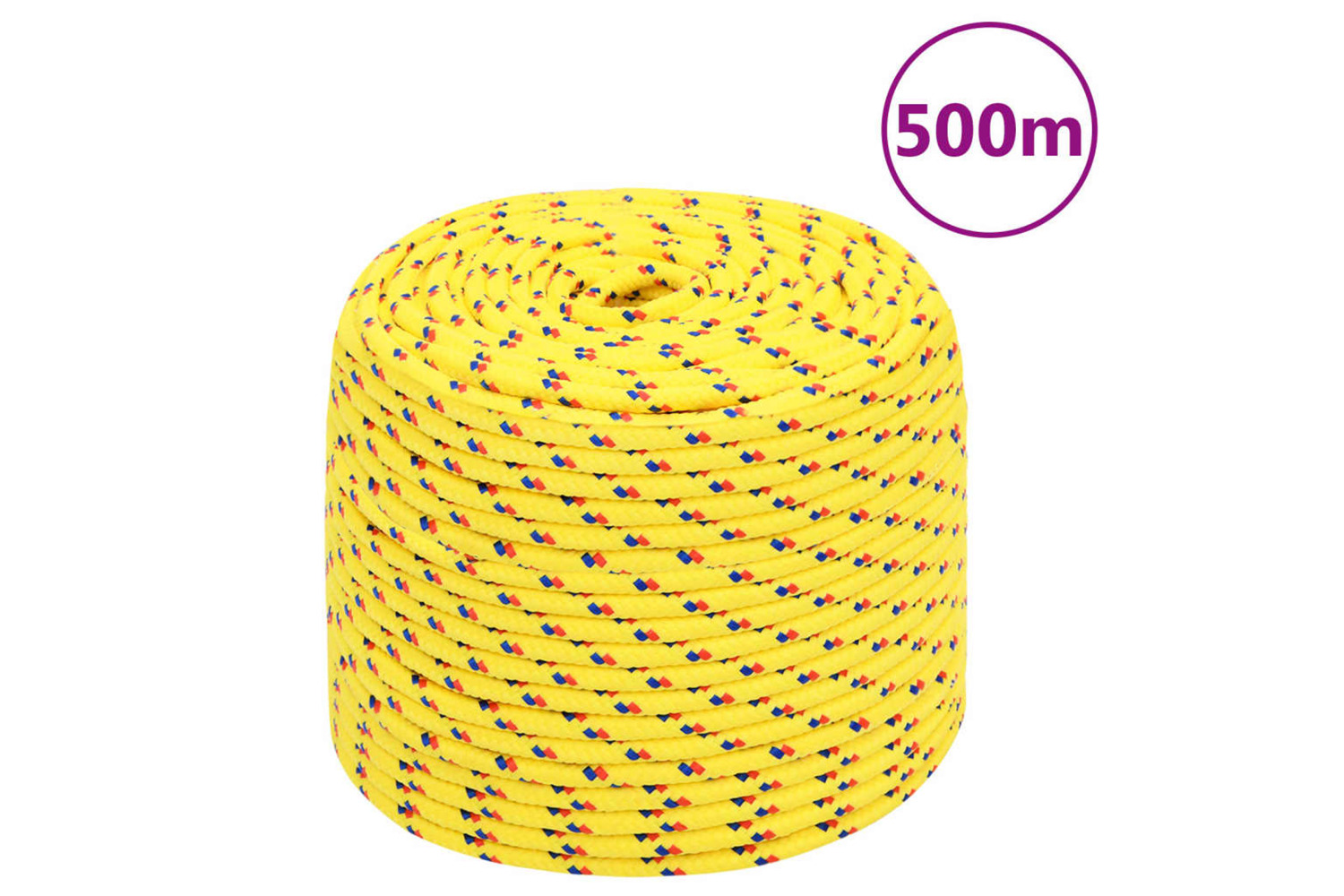 Vidaxl 152606 Boat Rope Yellow 6 Mm 500 M Polypropylene