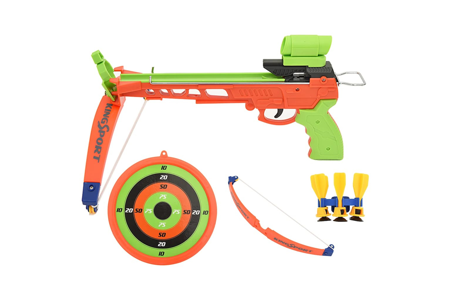 Vidaxl Children Crossbow And Dart Archery Set With Target
