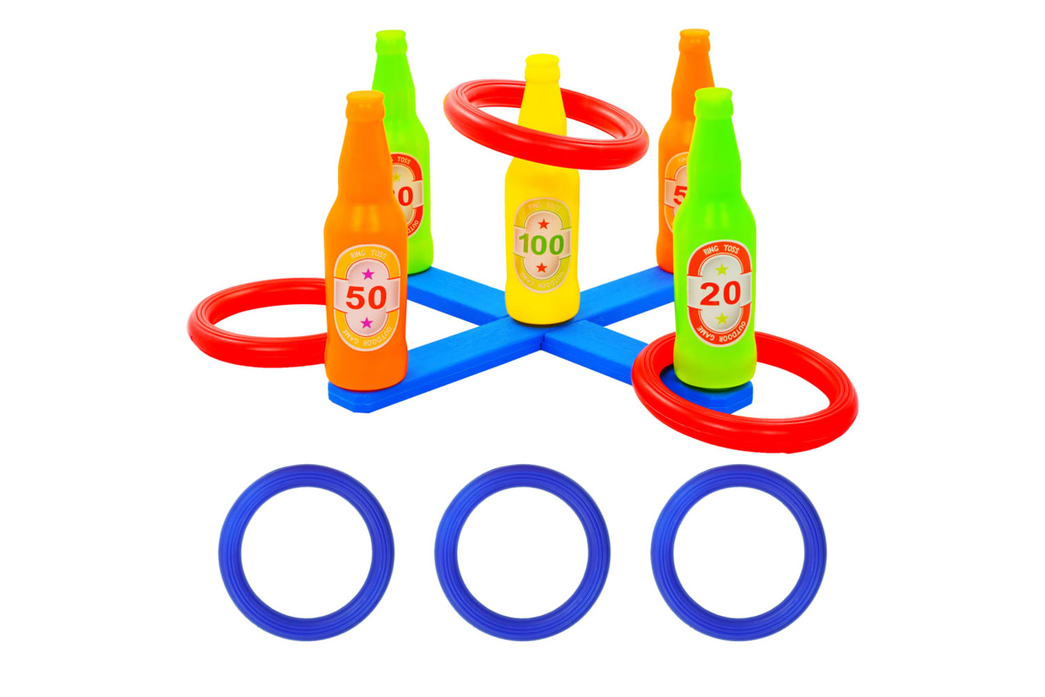 vidaXL 80251 Kids' Ring Toss Game Set 42x42x23.5cm