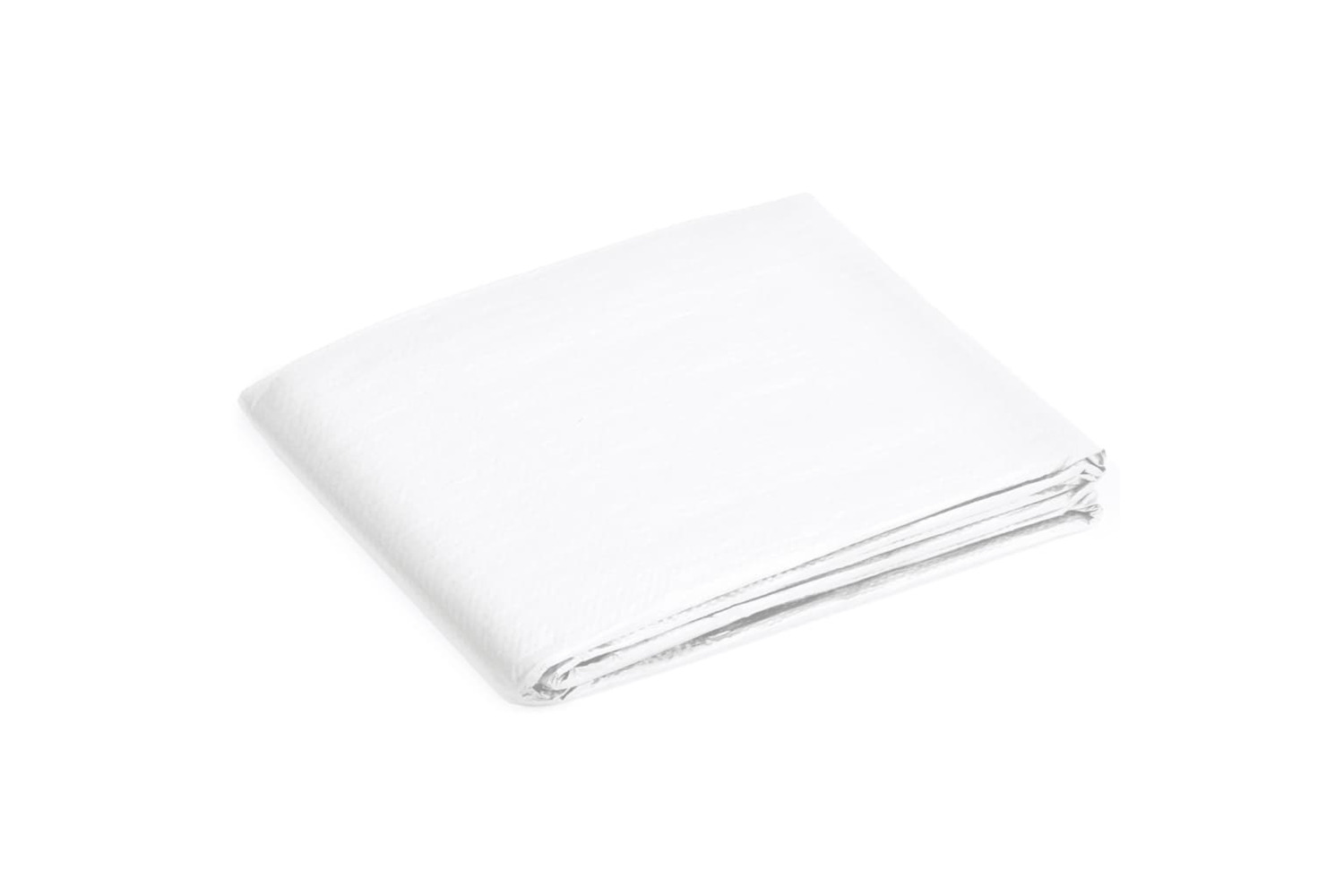 vidaXL 151575 Tarpaulin 90 G/m² 8x10 M White Hdpe