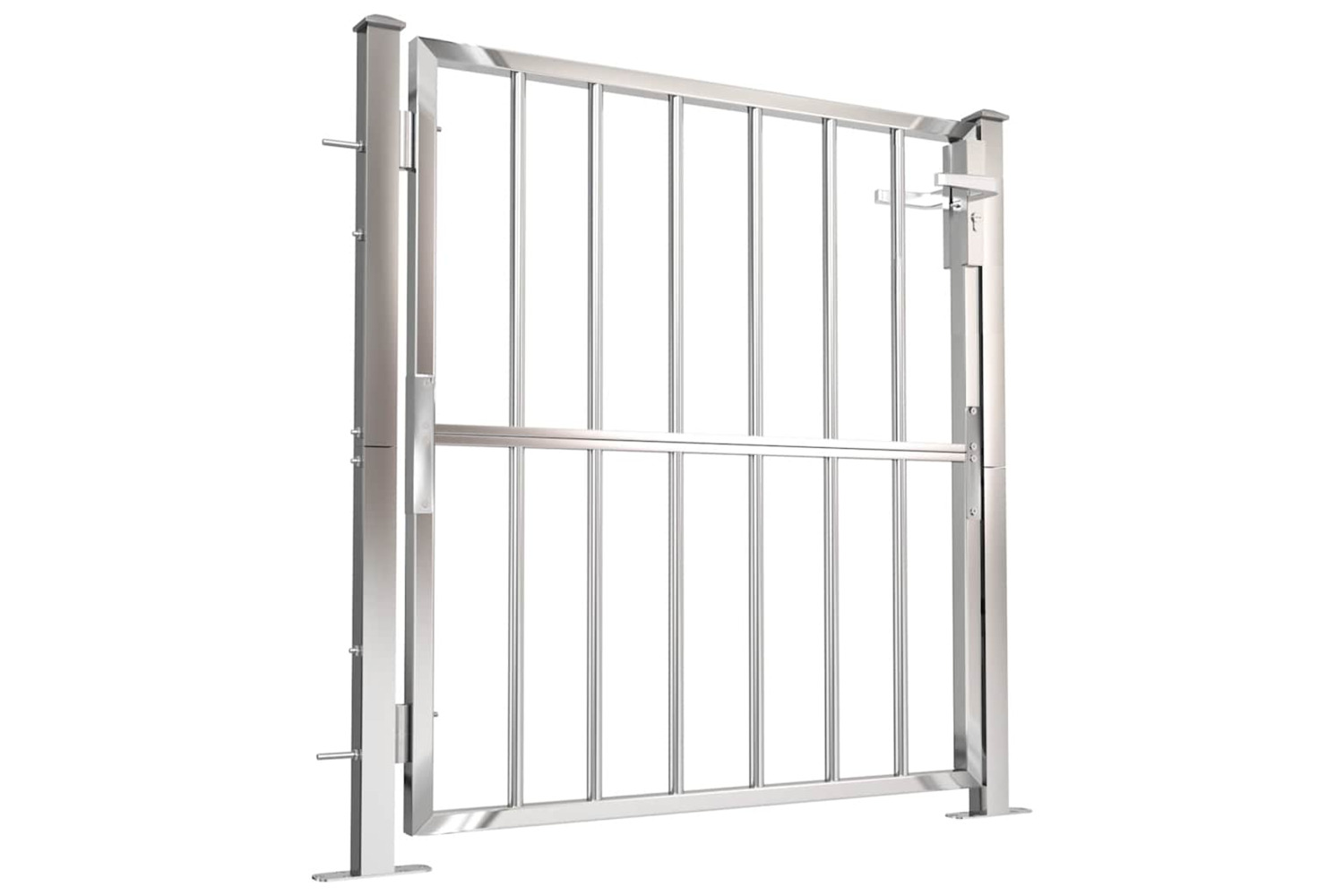 Vidaxl Garden Gate 100x100 Cm Stainless Steel