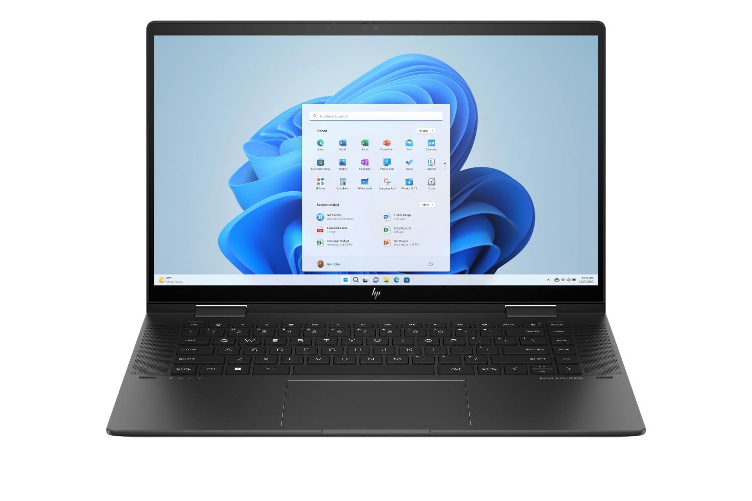 HP ENVYX360 15.6" AMD Ryzen 7 2-in-1 Laptop | 16GB | 512GB | Nightfall Black Aluminum