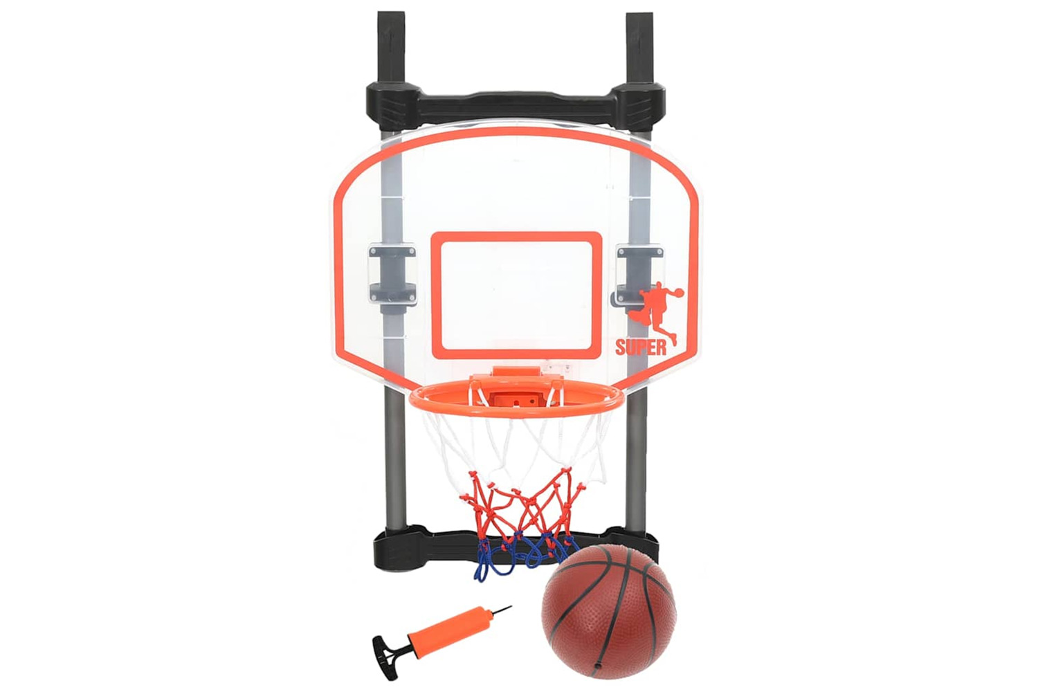 Vidaxl Children Basketball Play Set For Door Adjustable