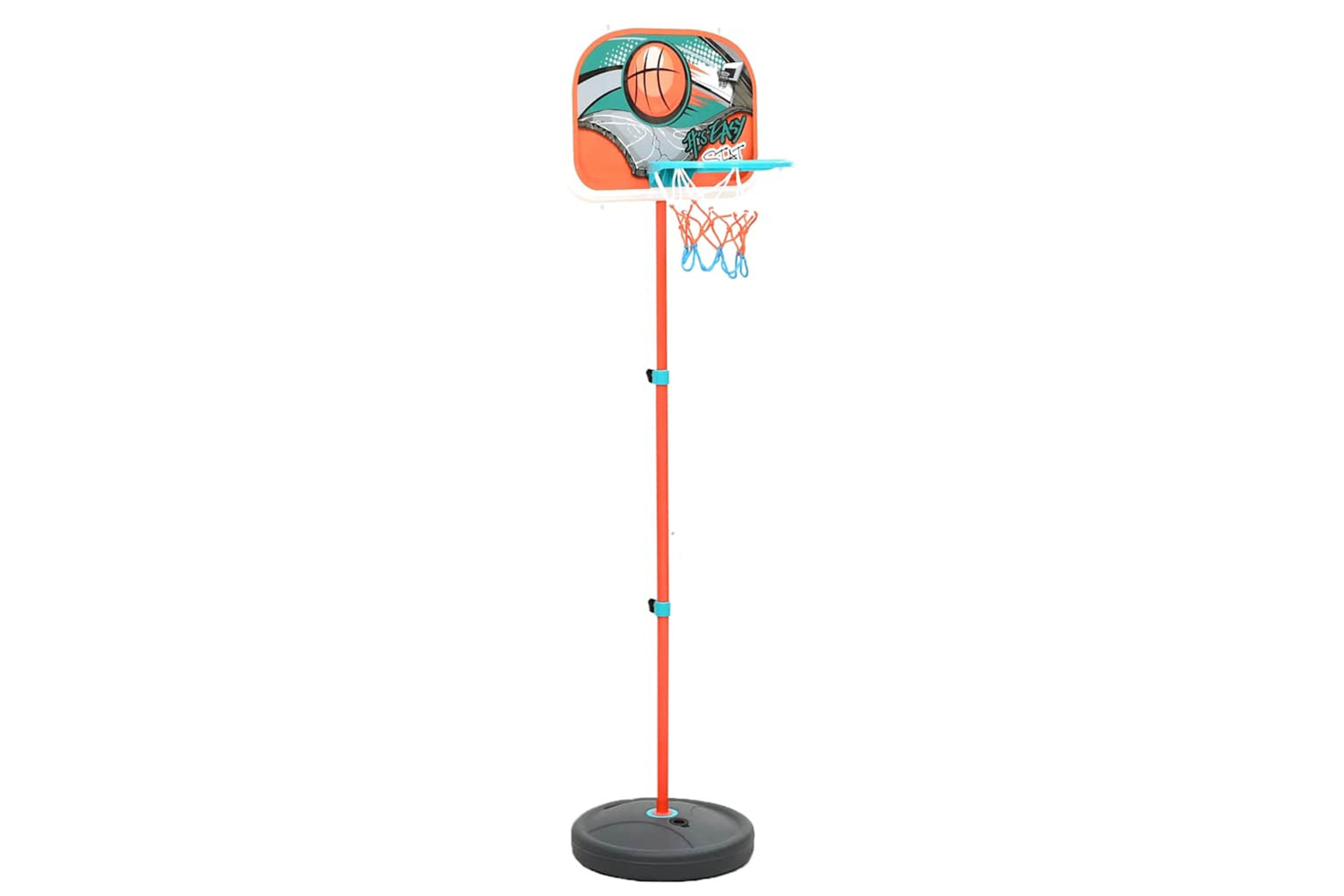 Vidaxl Portable Basketball Play Set Adjustable 133-160 Cm