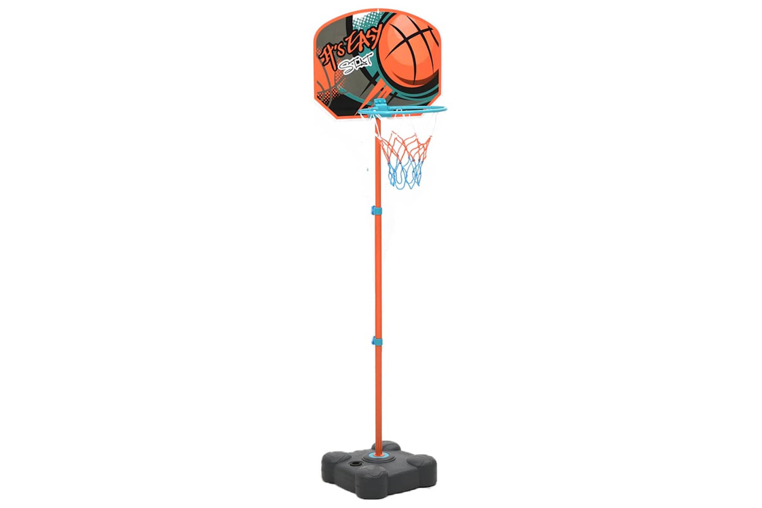 Vidaxl Portable Basketball Play Set Adjustable 109-141 Cm