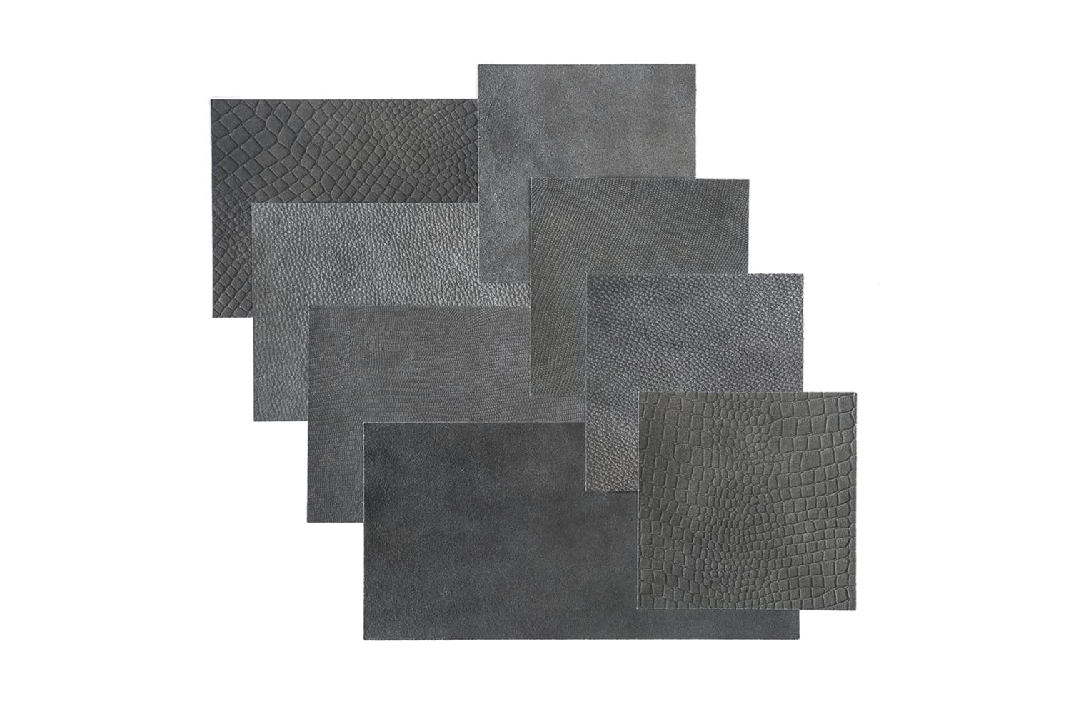 Wallart 440933 Leather Tiles Bowen Shady Grey 32 Pcs