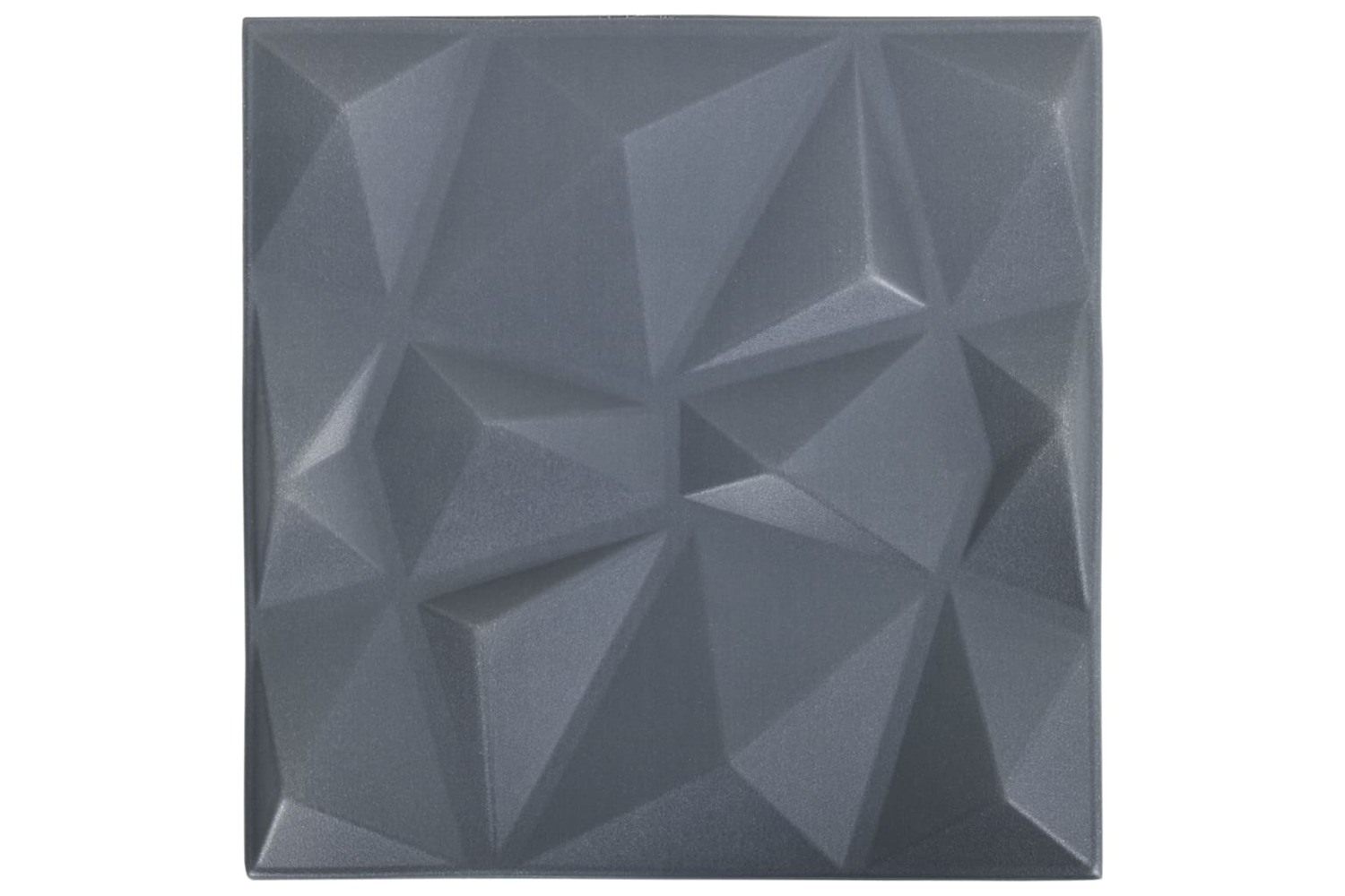 Vidaxl 3d Wall Panels 48 Pcs 50x50 Cm Diamond Grey 12 M²