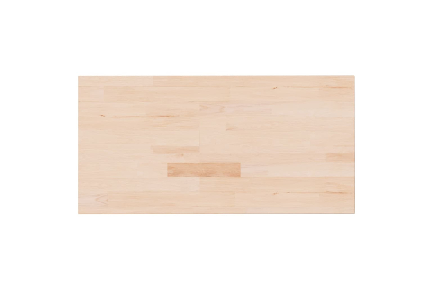 vidaXL 342939 Bathroom Countertop 100x50x2.5cm Untreated Solid Wood