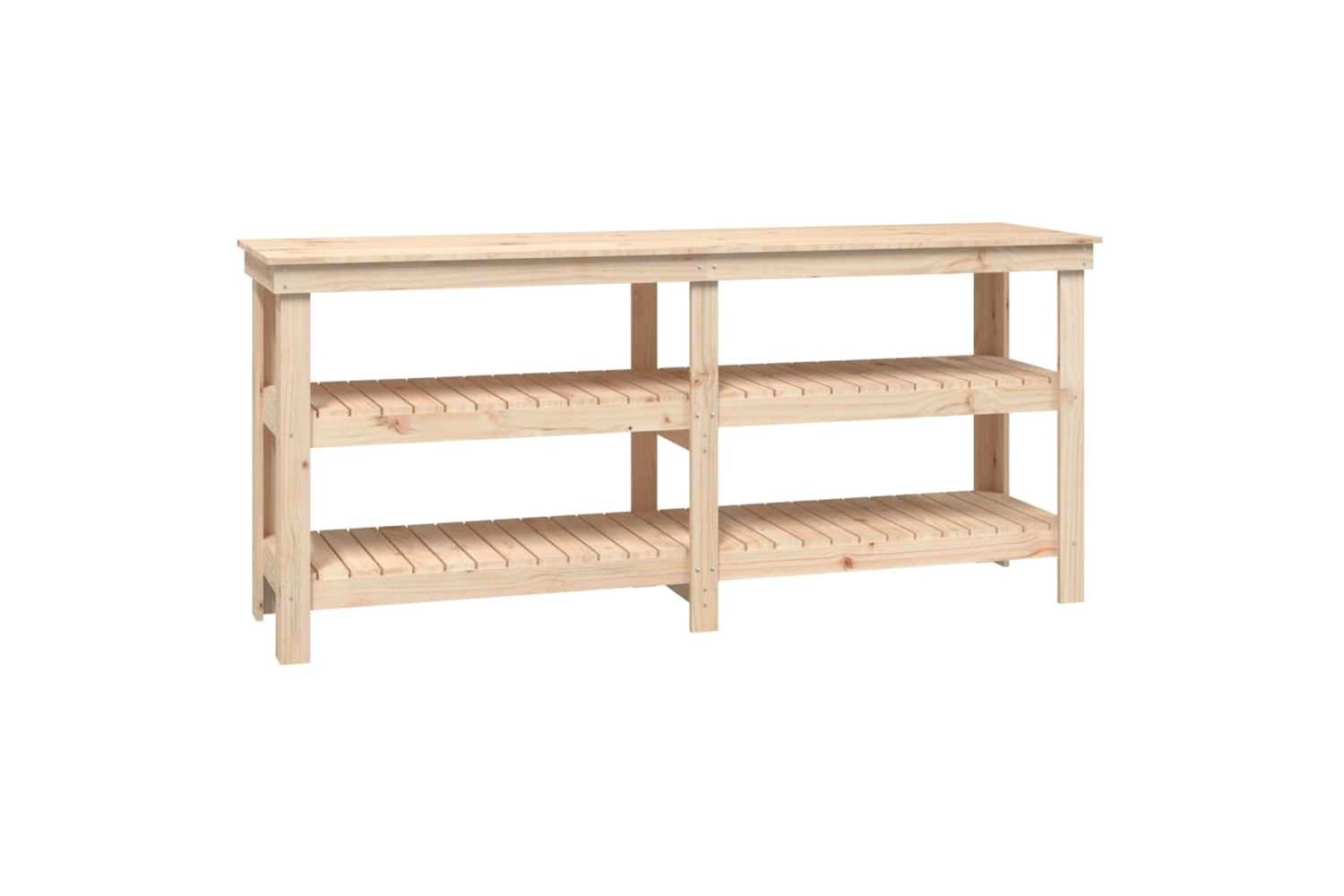vidaXL 823654 Work Bench 181x50x80cm Solid Wood Pine
