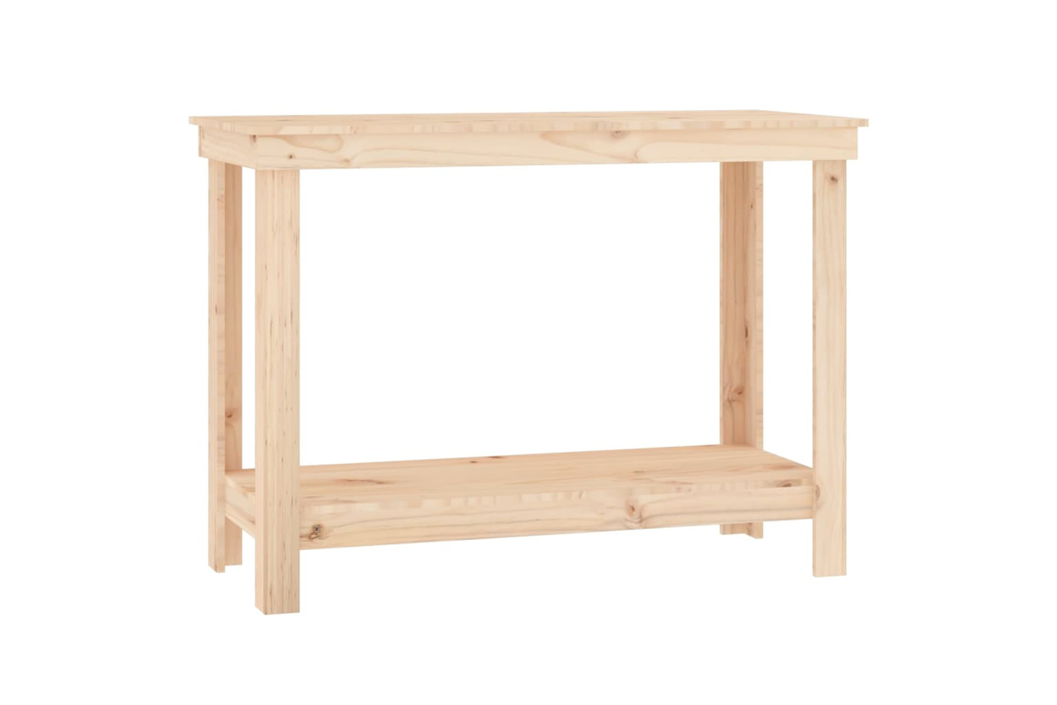 vidaXL 822501 Work Bench 110x50x80cm Solid Wood Pine