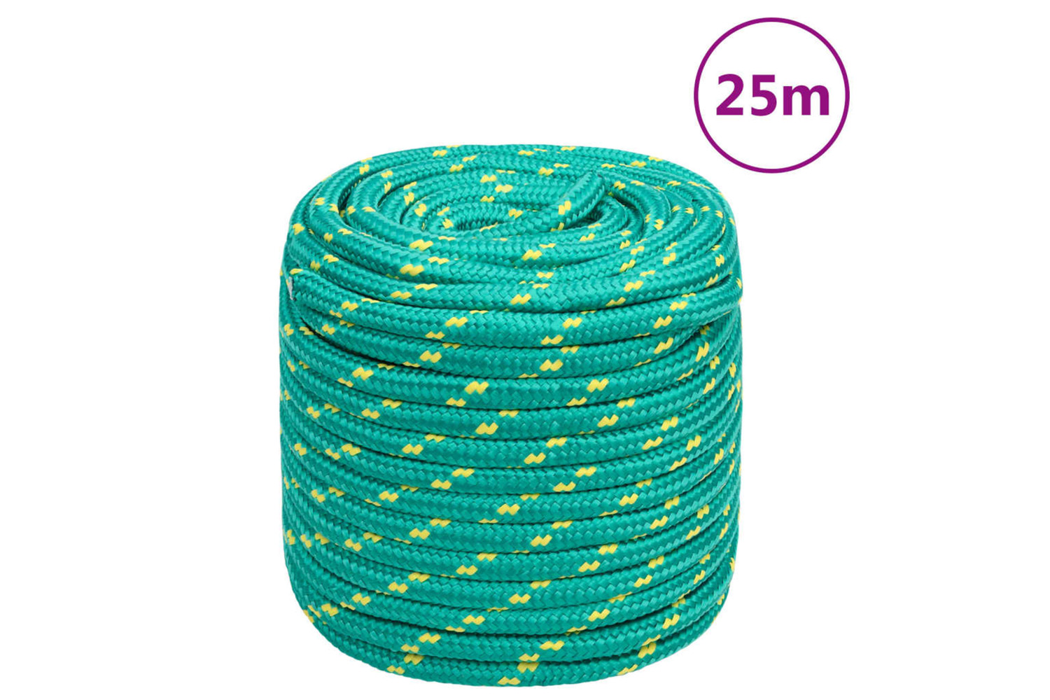 vidaXL 152735 Boat Rope Green 18mm 25 M Polypropylene