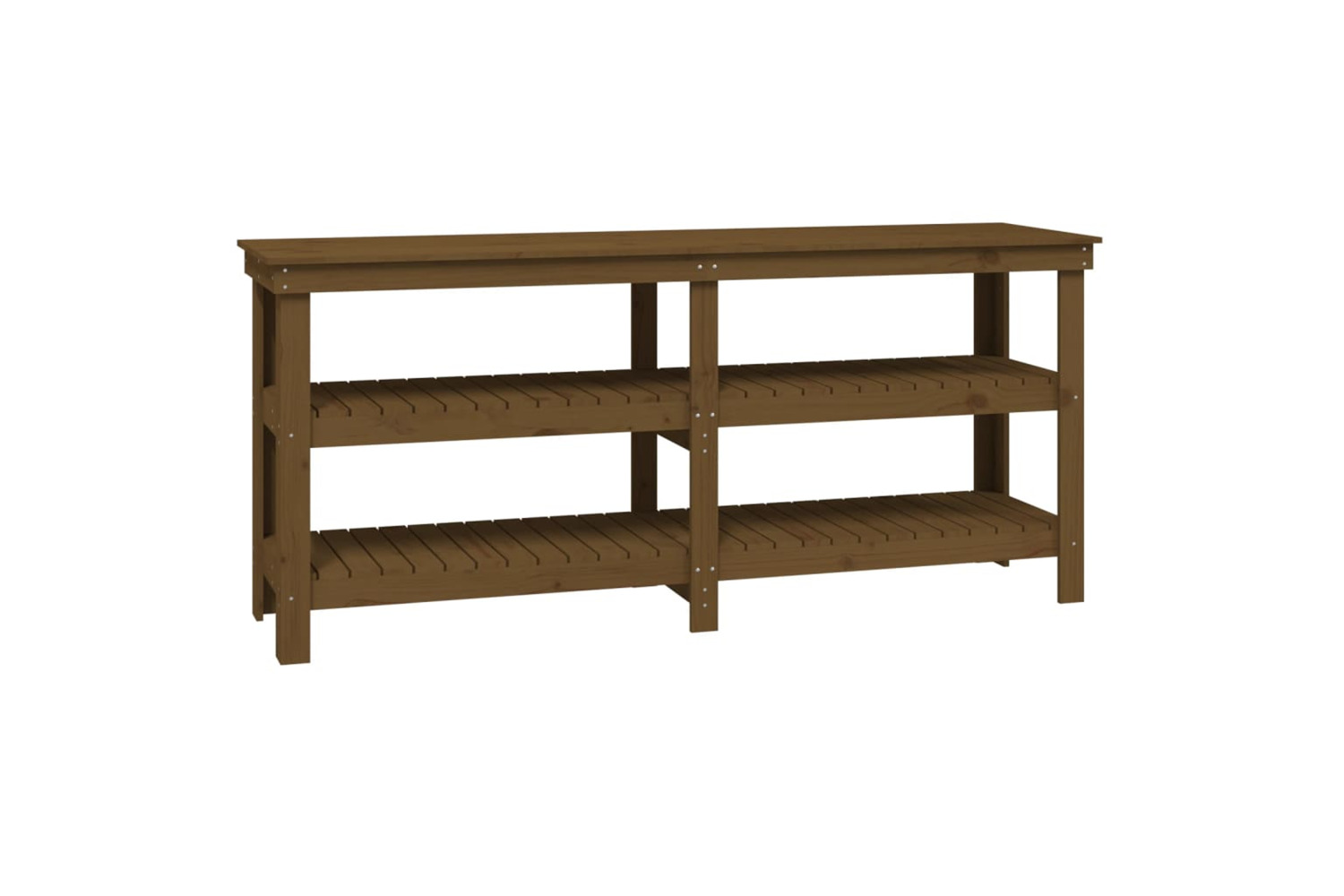 VidaXL 823657 Work Bench Honey Brown 181x50x80cm Solid Wood Pine