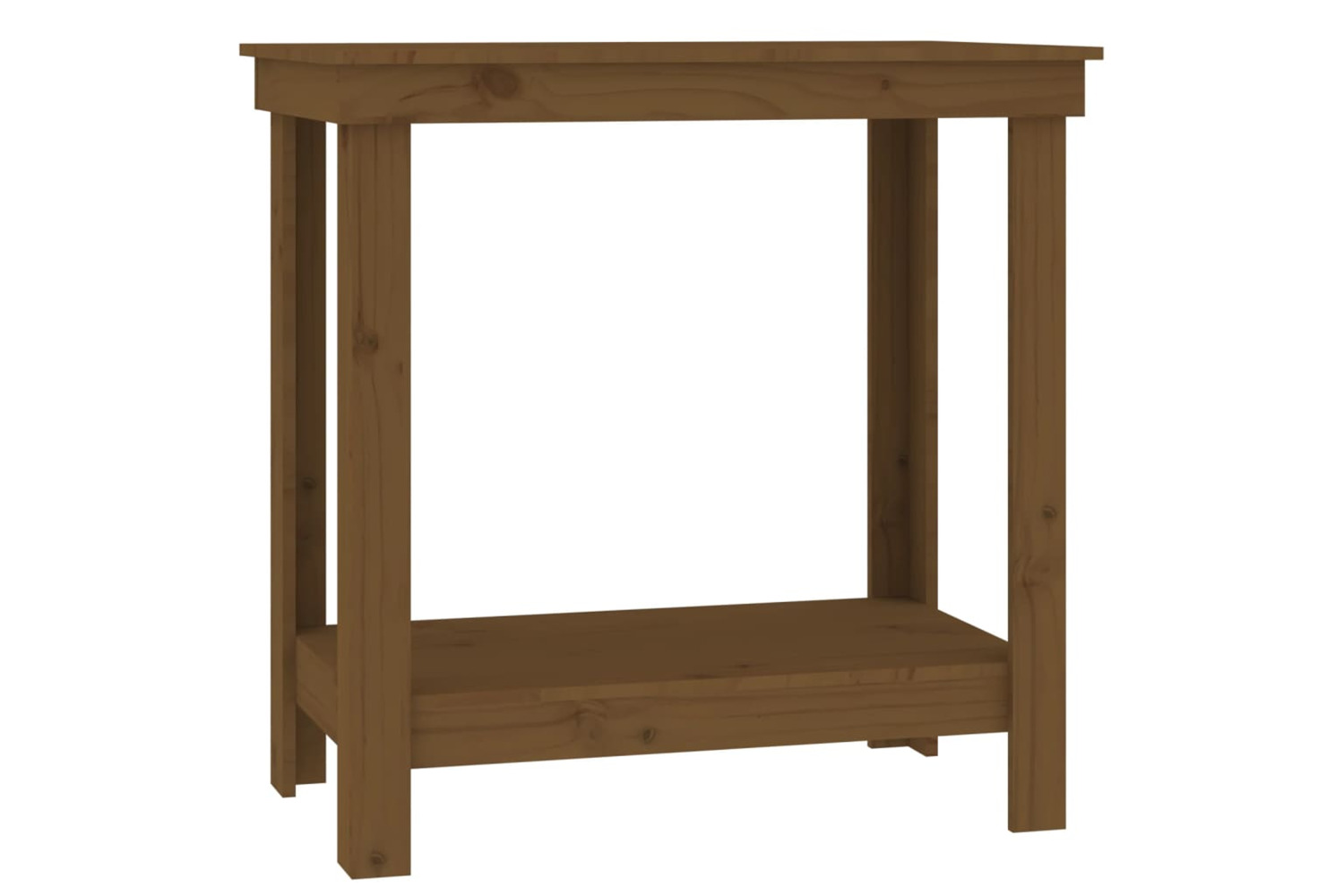 vidaXL 822499 Work Bench Honey Brown 80x50x80cm Solid Wood Pine