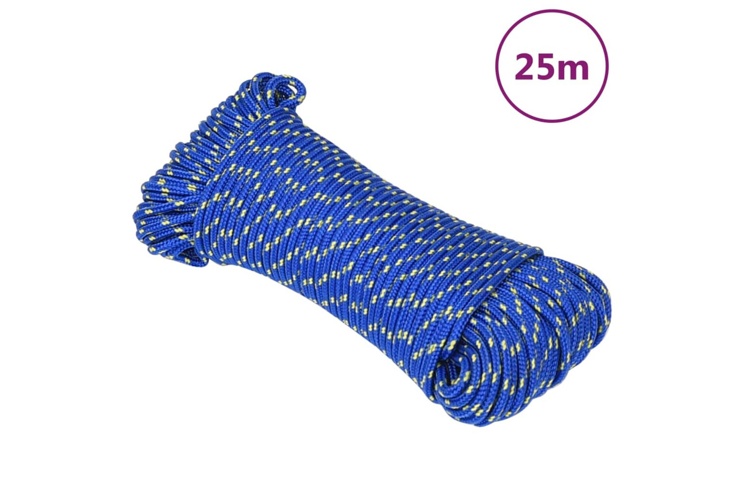 vidaXL 152428 Boat Rope Blue 3mm 25 M Polypropylene