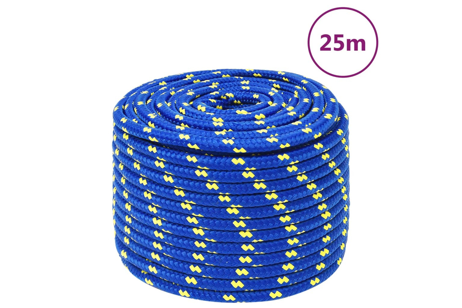 vidaXL 152462 Boat Rope Blue 14mm 25 M Polypropylene