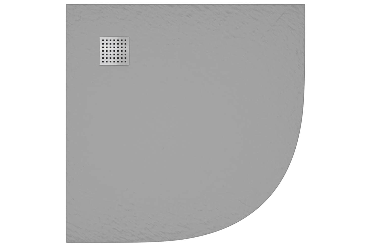 vidaXL 148937 Shower Base Tray Smc Grey 90x90cm