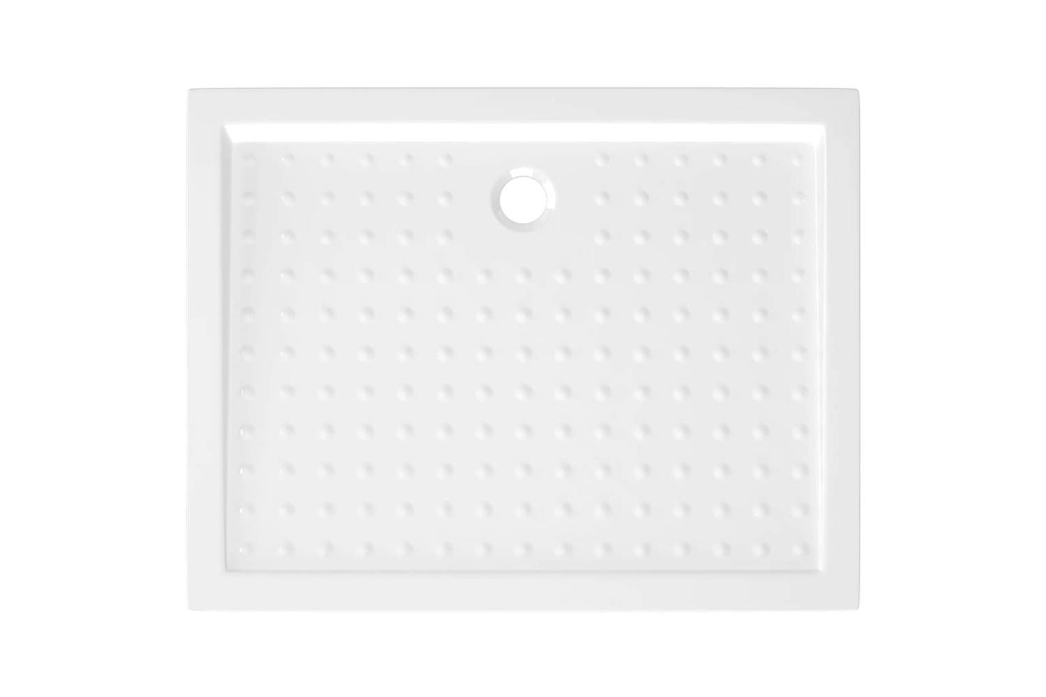 Vidaxl 148896 Shower Base Tray With Dots White 90x70x4 Cm Abs