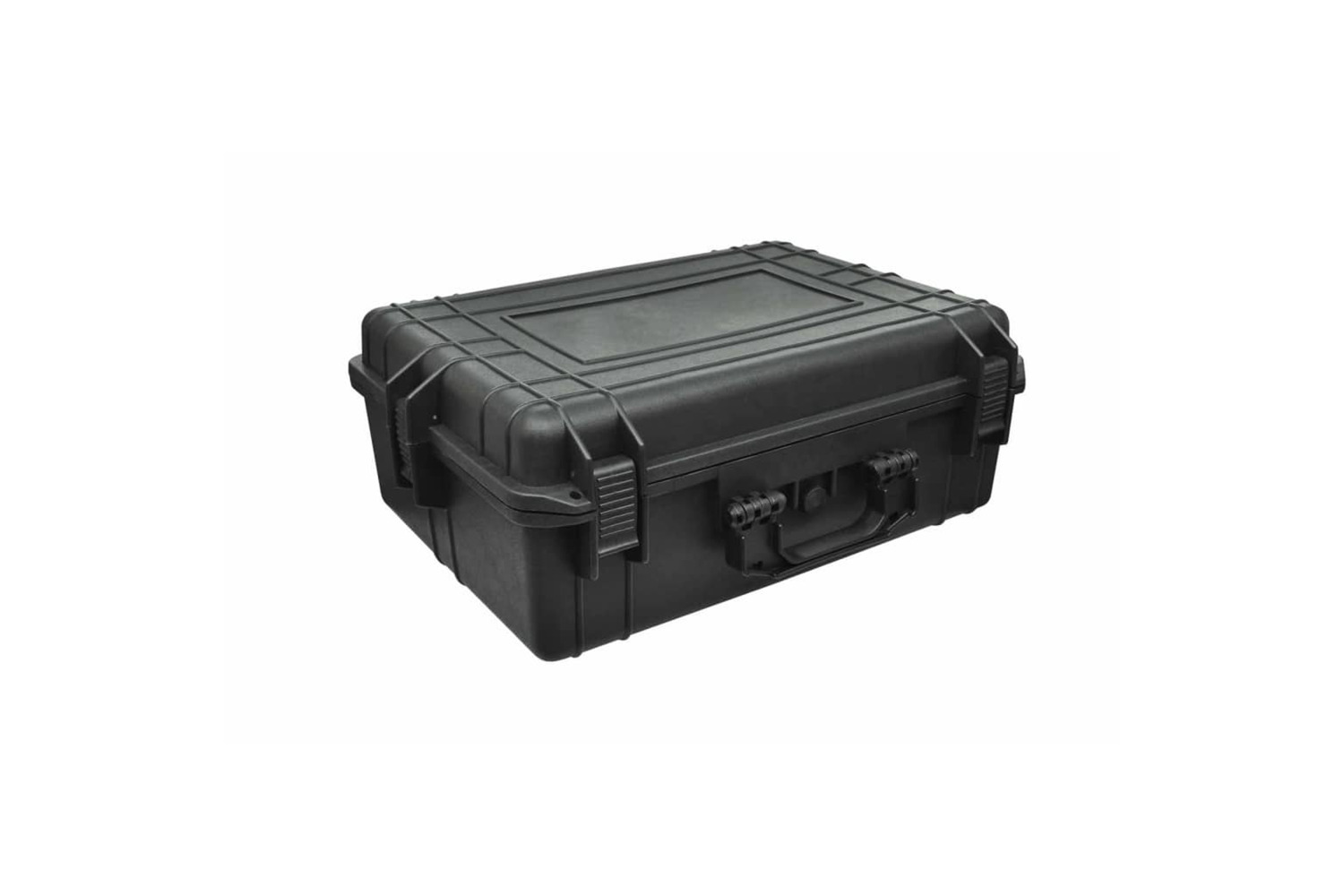 vidaXL 140173 Transport Hard-case Black W/ Foam 35 Liter Capacity
