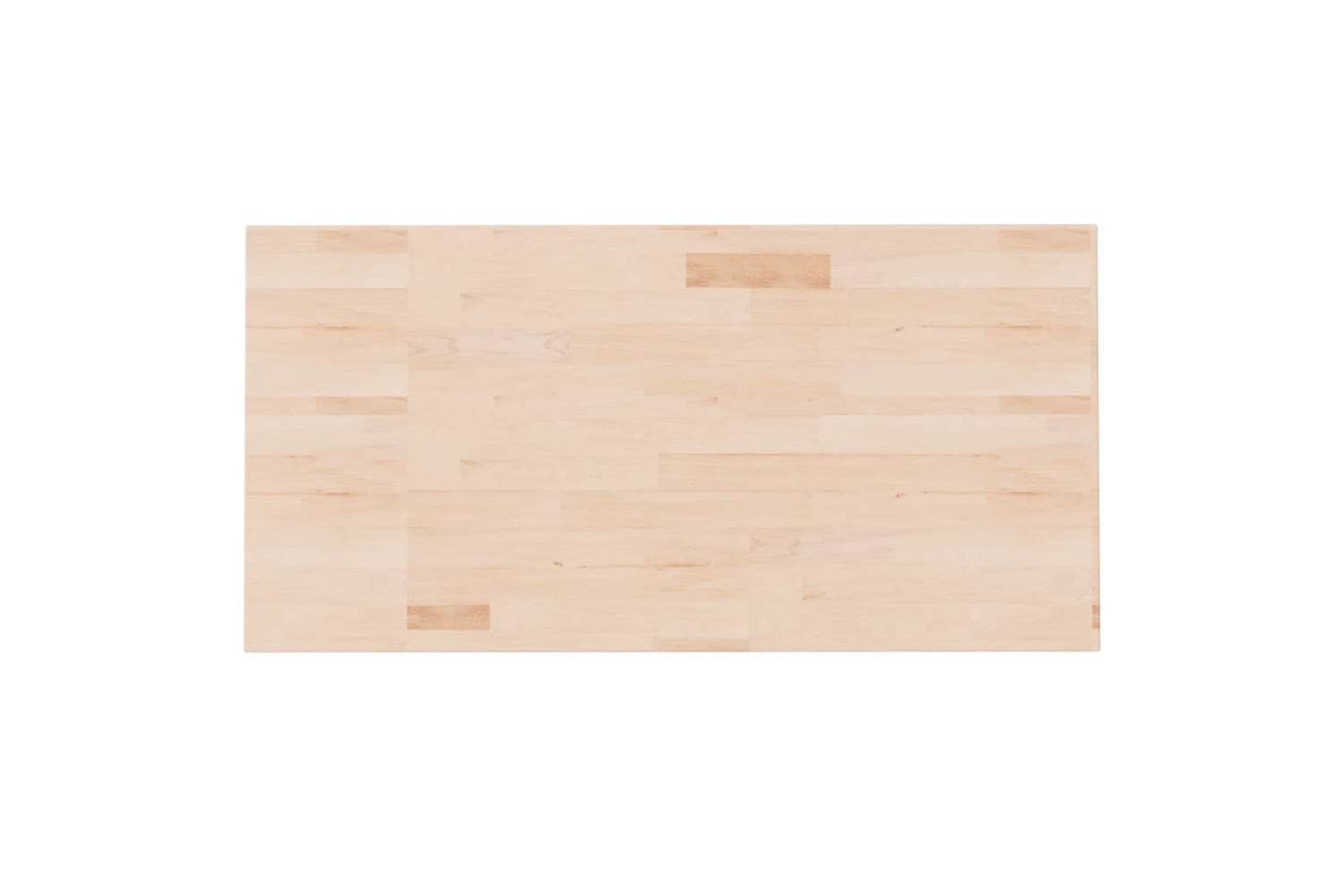 vidaXL 342925 Bathroom Countertop 100x50x1.5cm Untreated Solid Wood