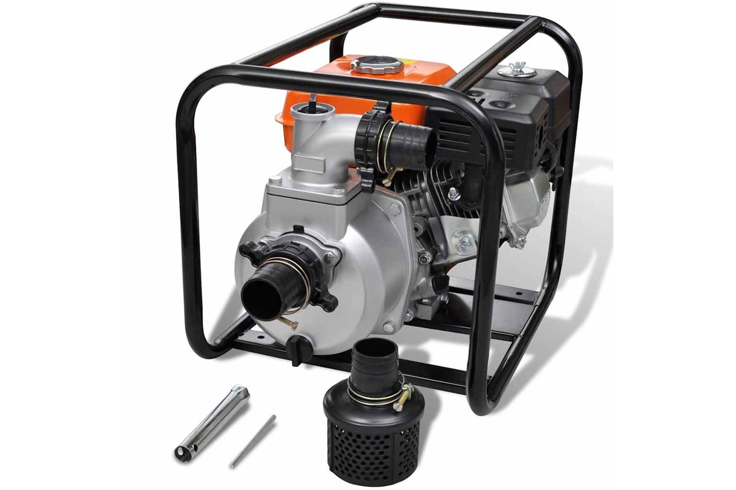 Vidaxl Petrol Engine Water Pump 80 Mm Connection 4800 W