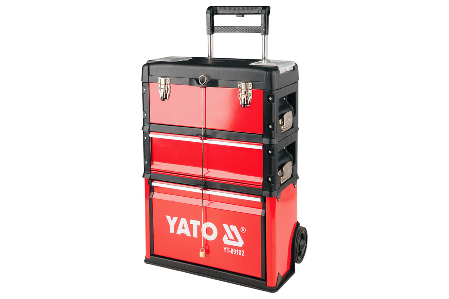Yato 434405 Trolley Tool Box With 2 Drawers 52x32x72 Cm