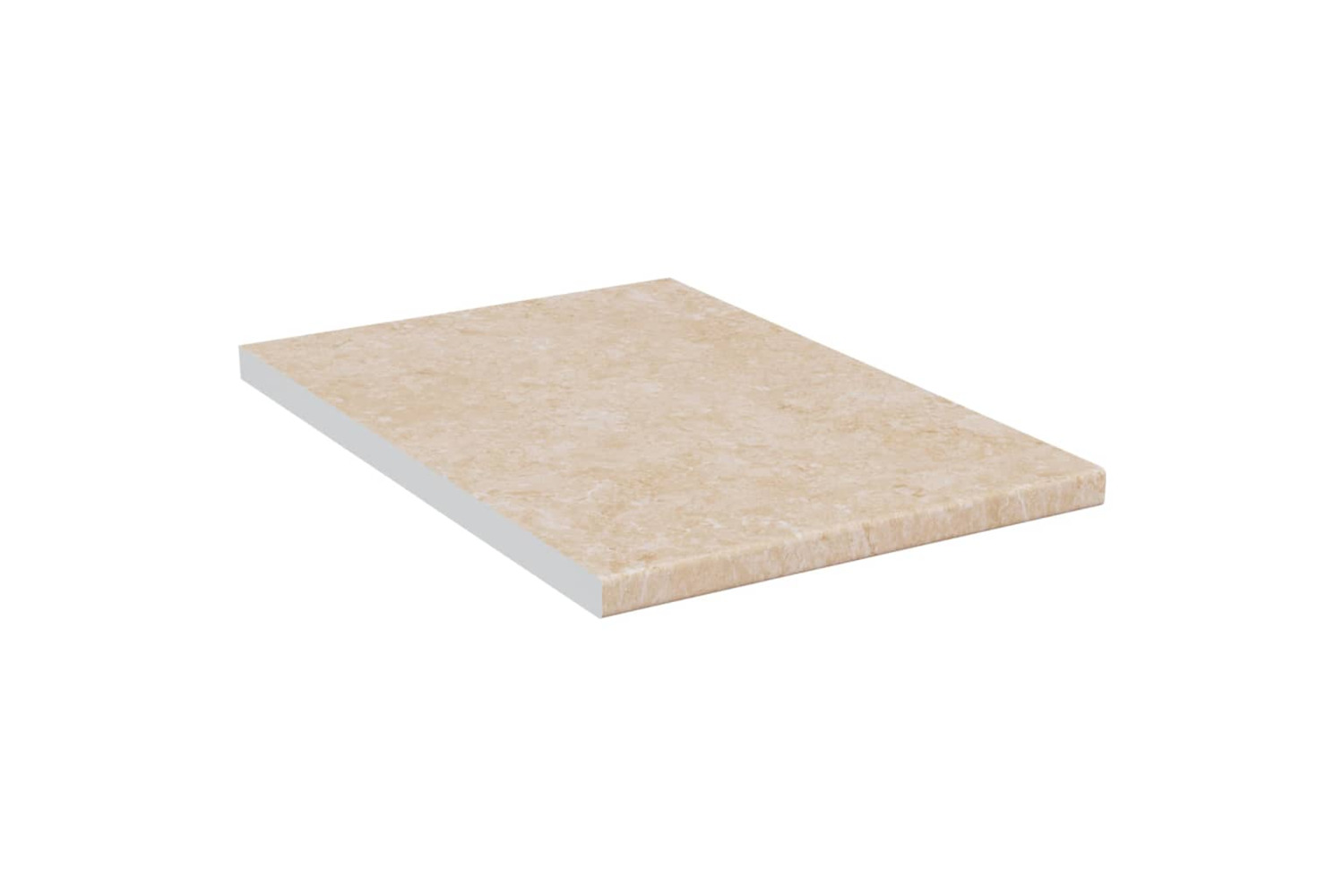 vidaXL 339573 Kitchen Countertop Beige With Marble Texture 40x60x2.8cm Engineered Wood