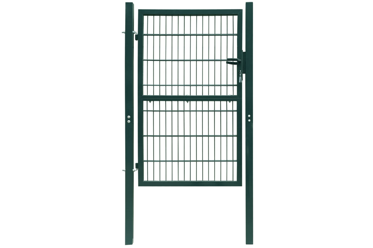 vidaXL 142029 Fence Gate Steel 106x248cm Green