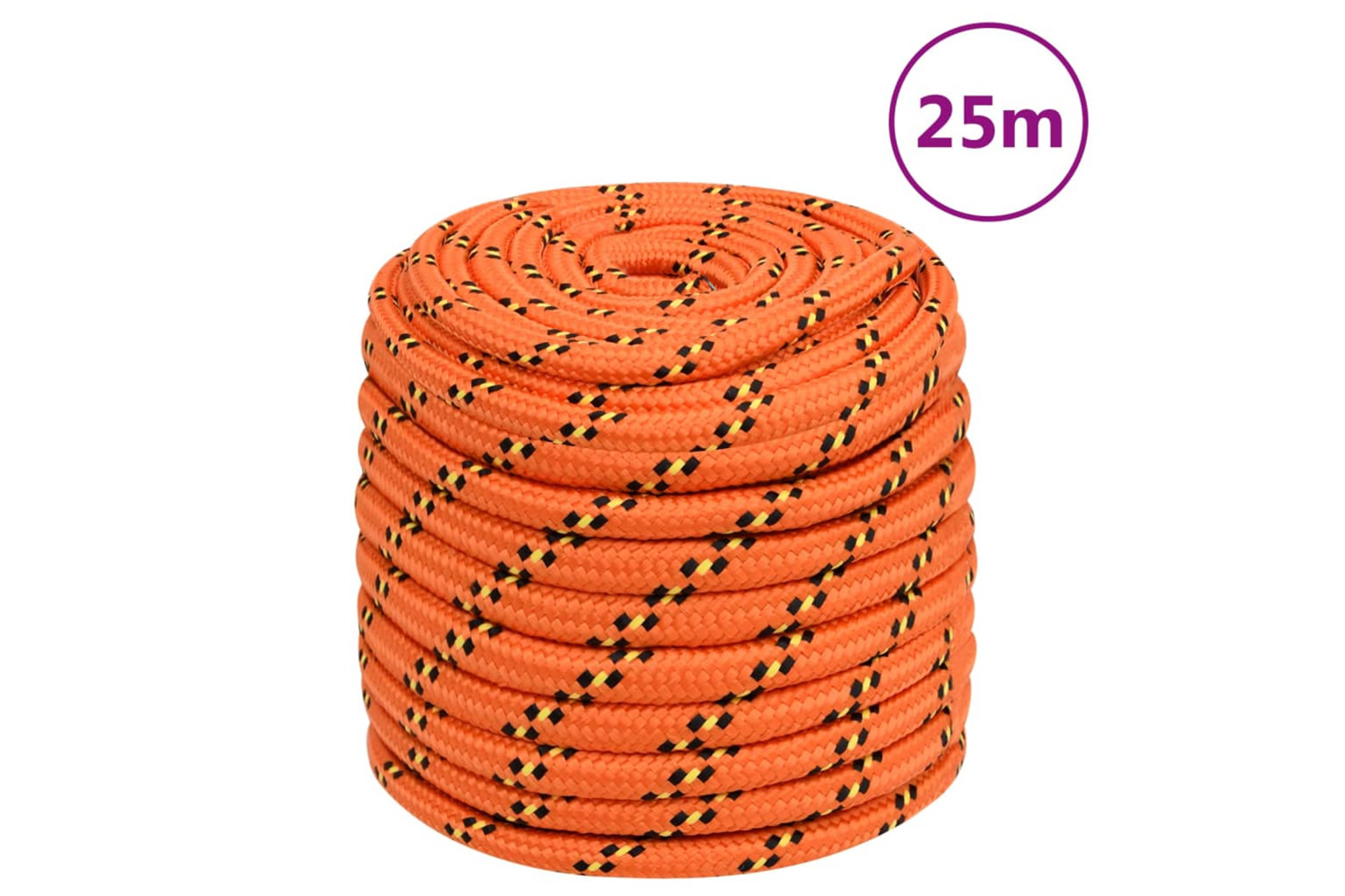 vidaXL 152678 Boat Rope Orange 16mm 25 M Polypropylene