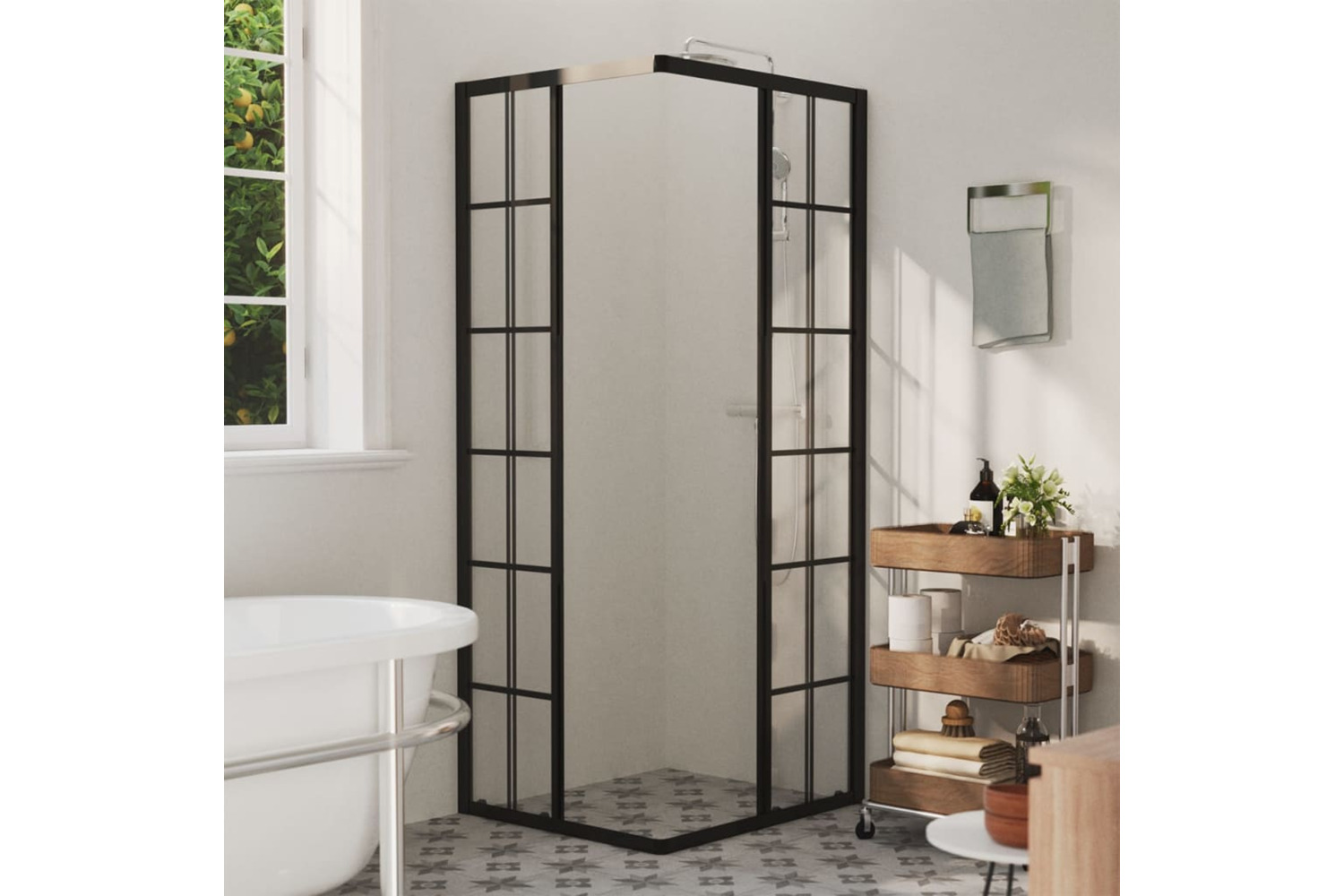 vidaXL 150769 Shower Cabin Esg 80x70x180cm