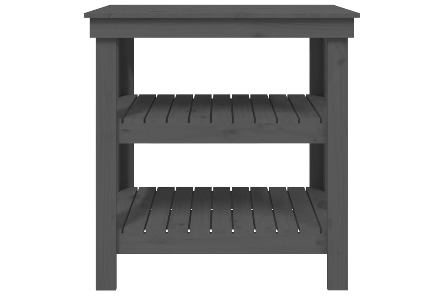 vidaXL 823641 Work Bench Grey 78.5x50x80cm Solid Wood Pine