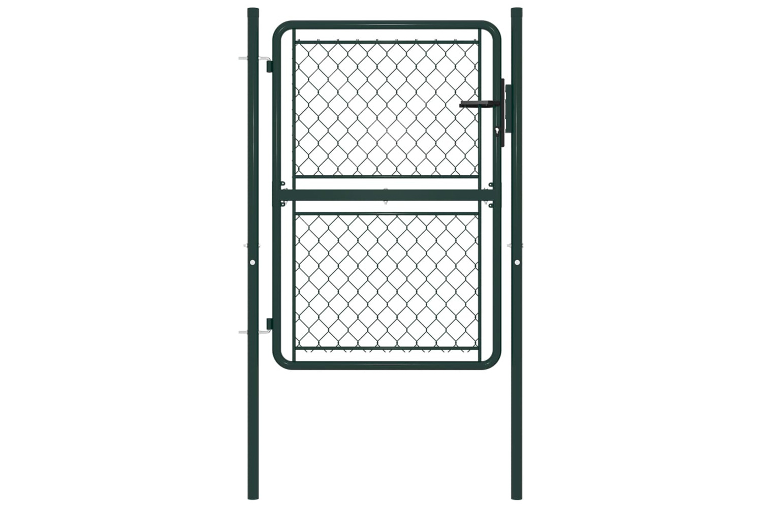 vidaXL 144405 Garden Gate Steel 100x150cm Green