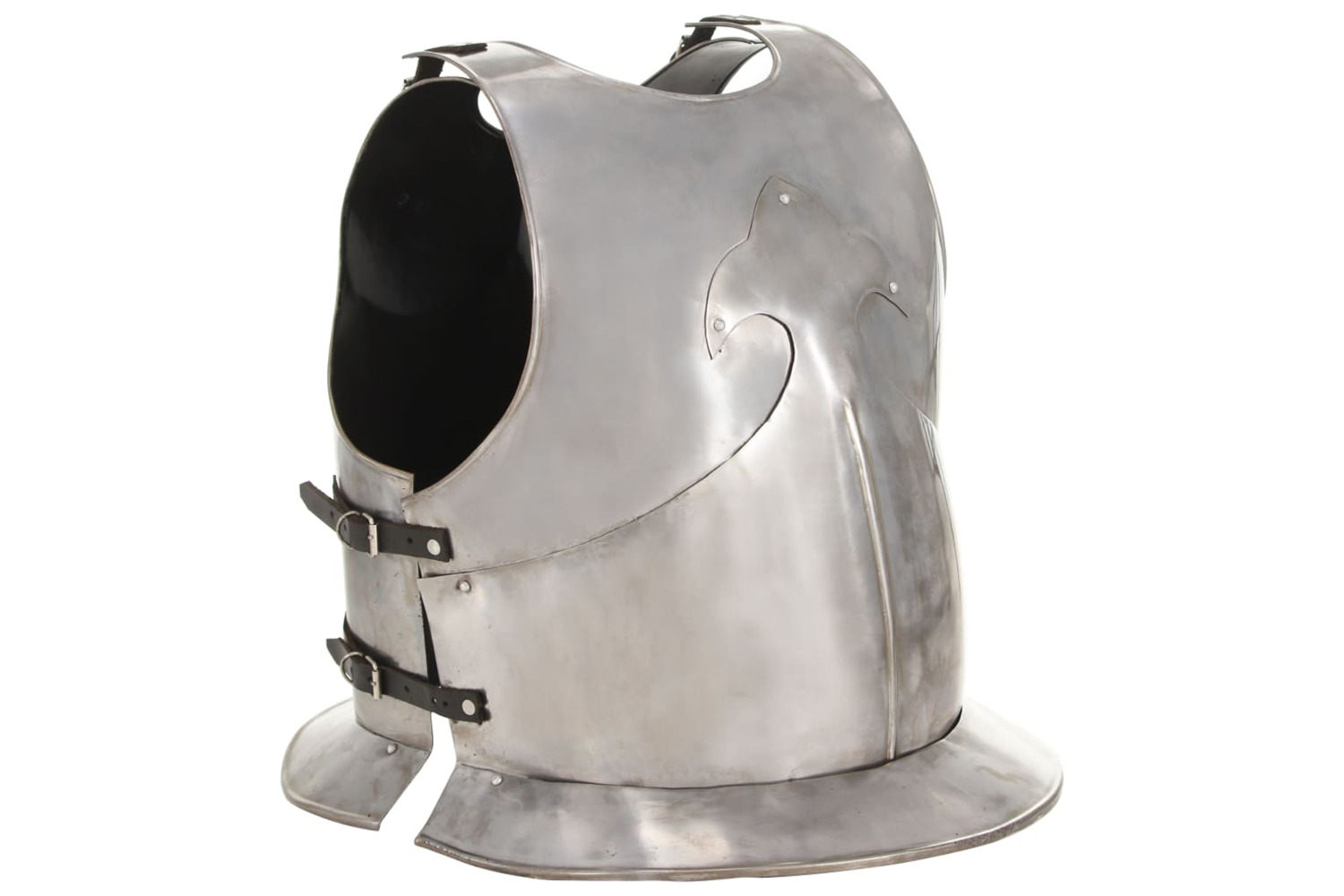 vidaXL 286122 Medieval Knight Body Armour Cuirass Replica Larp Silver Steel