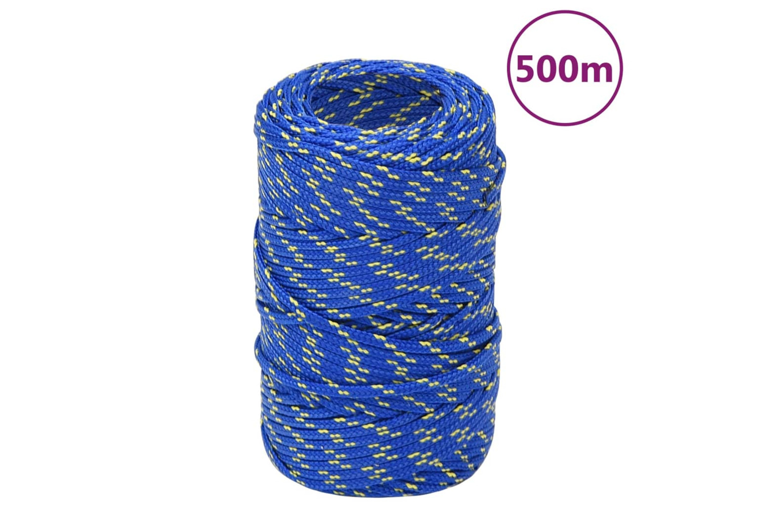 vidaXL 152427 Boat Rope Blue 2mm 500 M Polypropylene