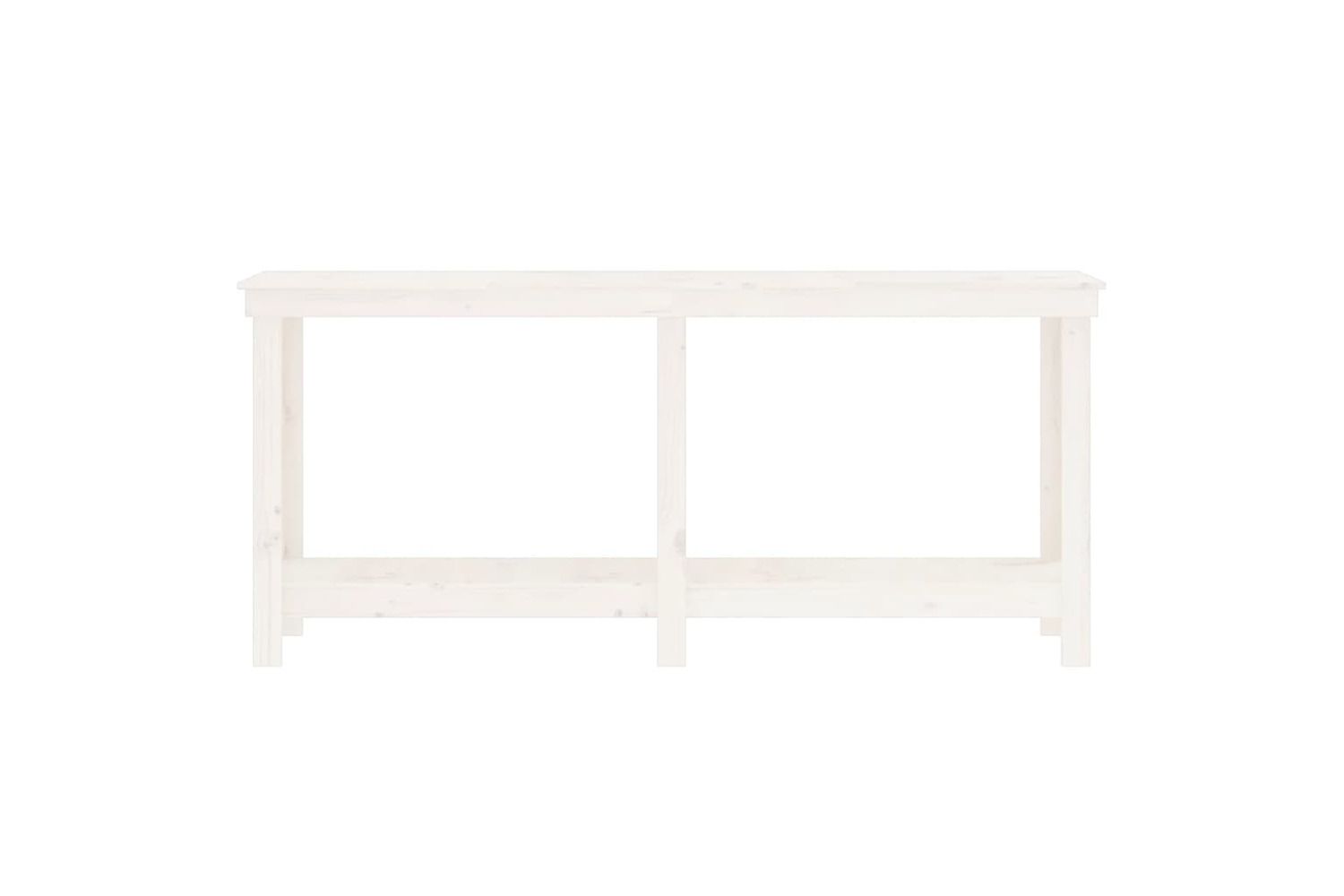 vidaXL 822512 Work Bench White 180x50x80cm Solid Wood Pine