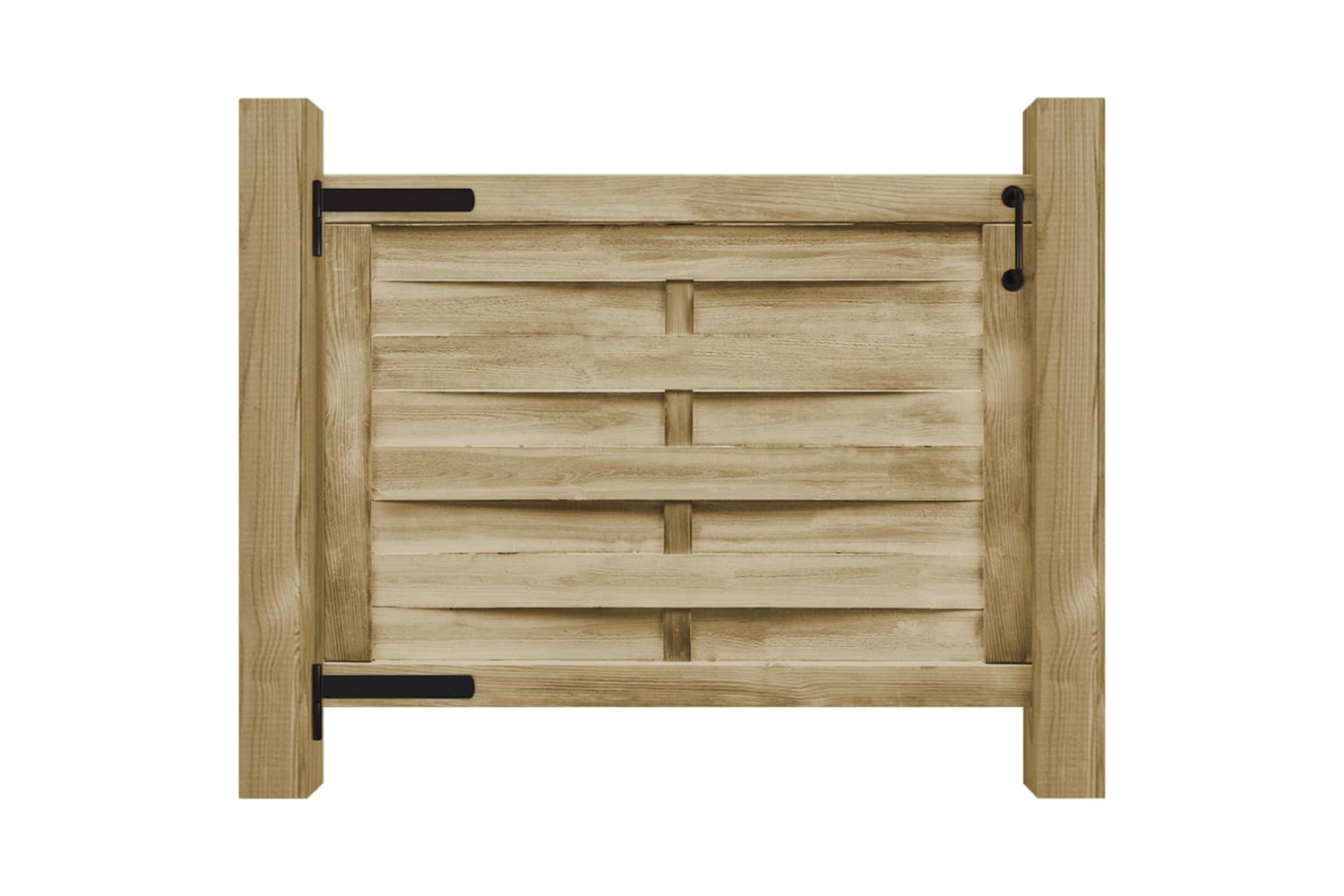 vidaXL 45308 Garden Gate Impregnated Pinewood 100x75cm Green