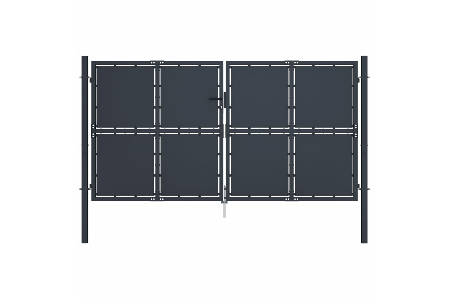 vidaXL 144527 Garden Gate Steel 300x175cm Anthracite