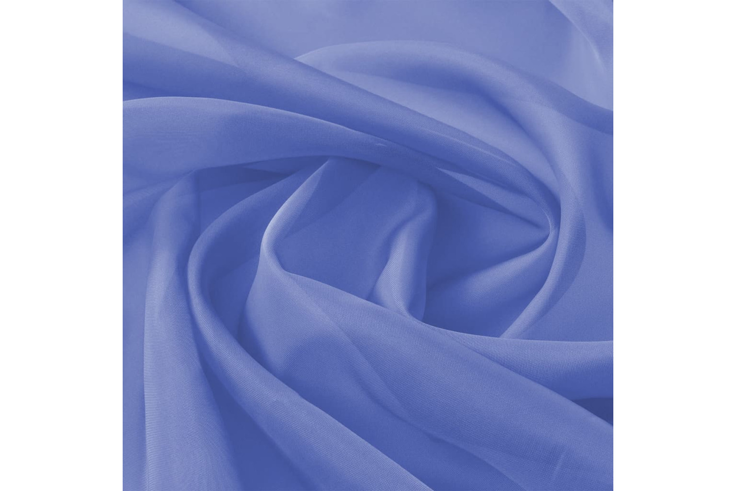 vidaXL 132259 Voile Fabric 1.45x20 M Royal Blue