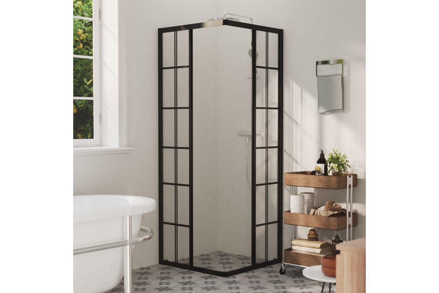 vidaXL 150768 Shower Cabin Esg 70x70x180cm