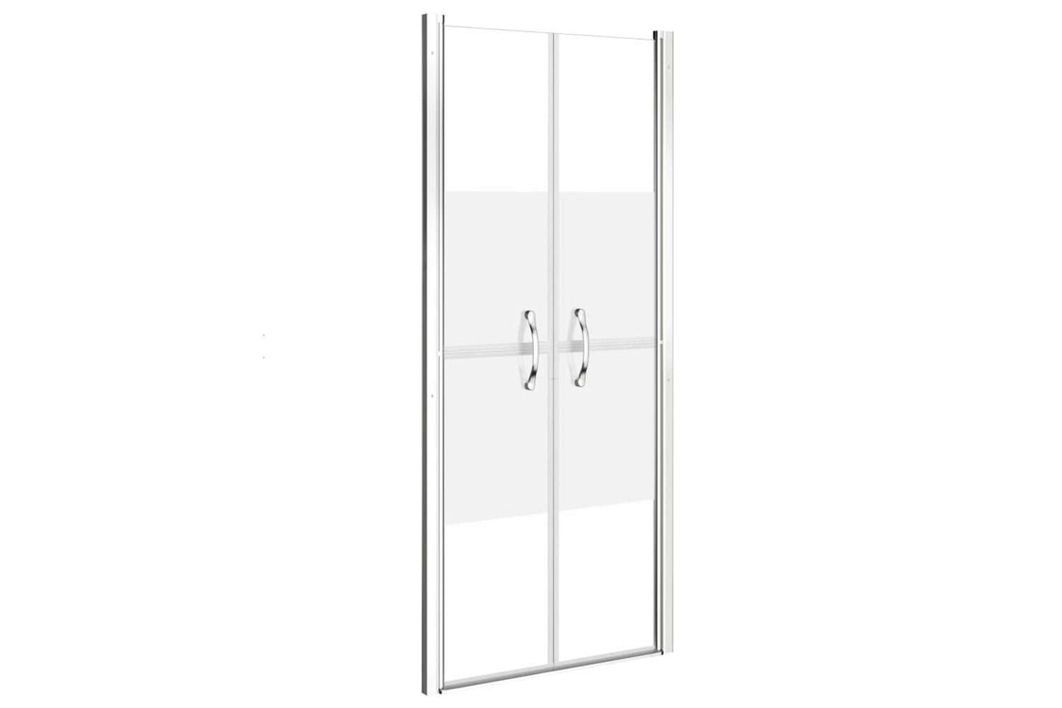 vidaXL 148787 Shower Door Half Frosted Esg 81x190cm