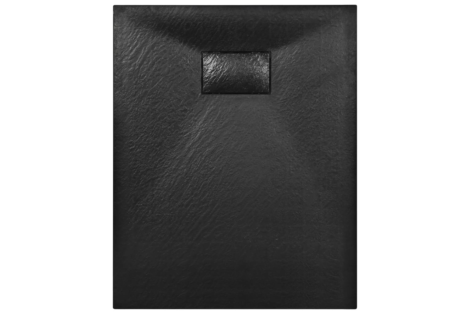 vidaXL 144780 Shower Base Tray Smc Black 100x70cm