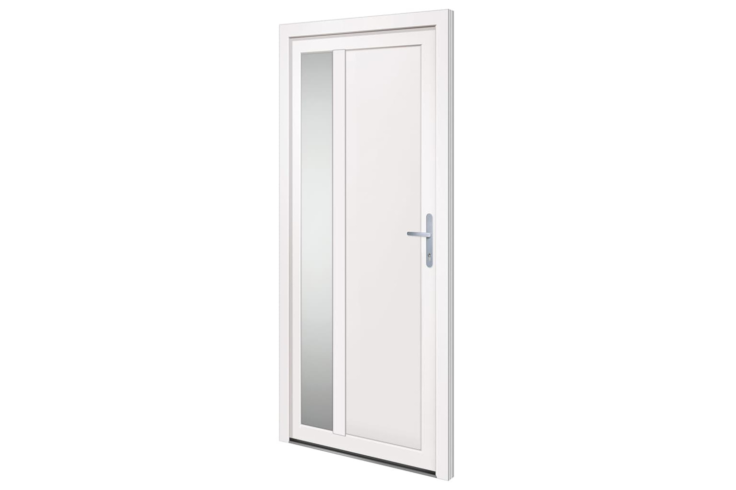 vidaXL 3157098 Front Door White 98x208cm Pvc