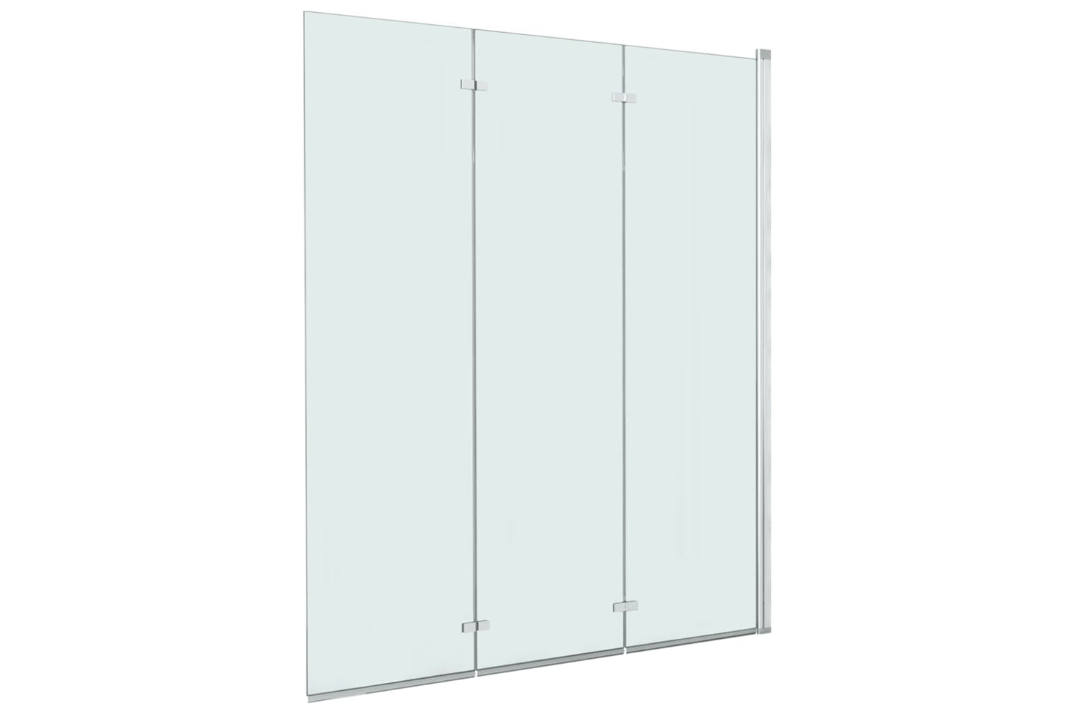 vidaXL 144679 Folding Shower Enclosure 3 Panels ESG