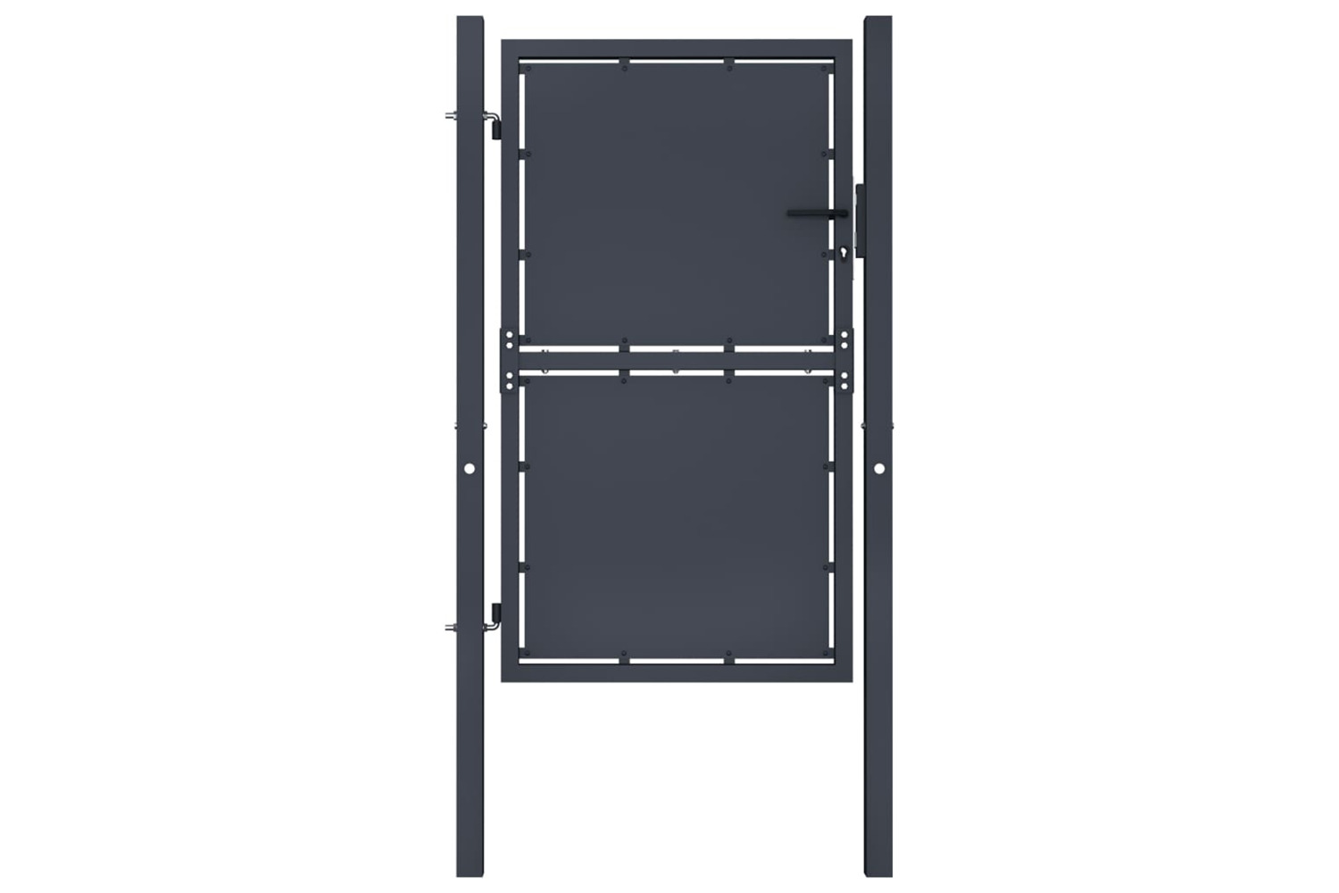 vidaXL 144519 Garden Gate Steel 100x125cm Anthracite