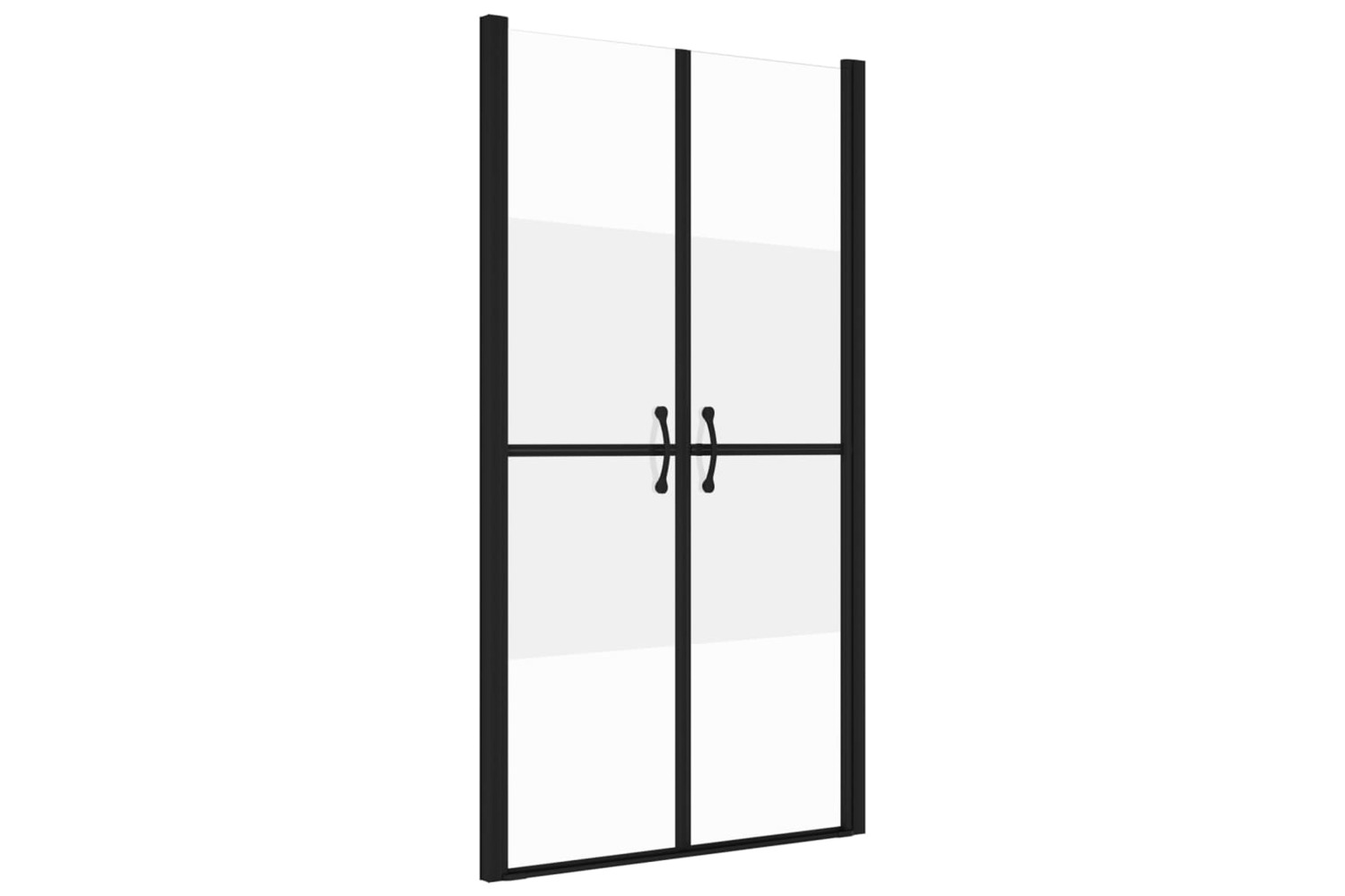 vidaXL 150835 Shower Door Half Frosted Esg (88-91)x190cm