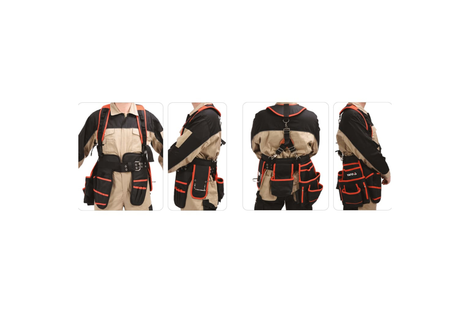 Yato 434474 Tool Belt With Suspenders Polyester 128cm