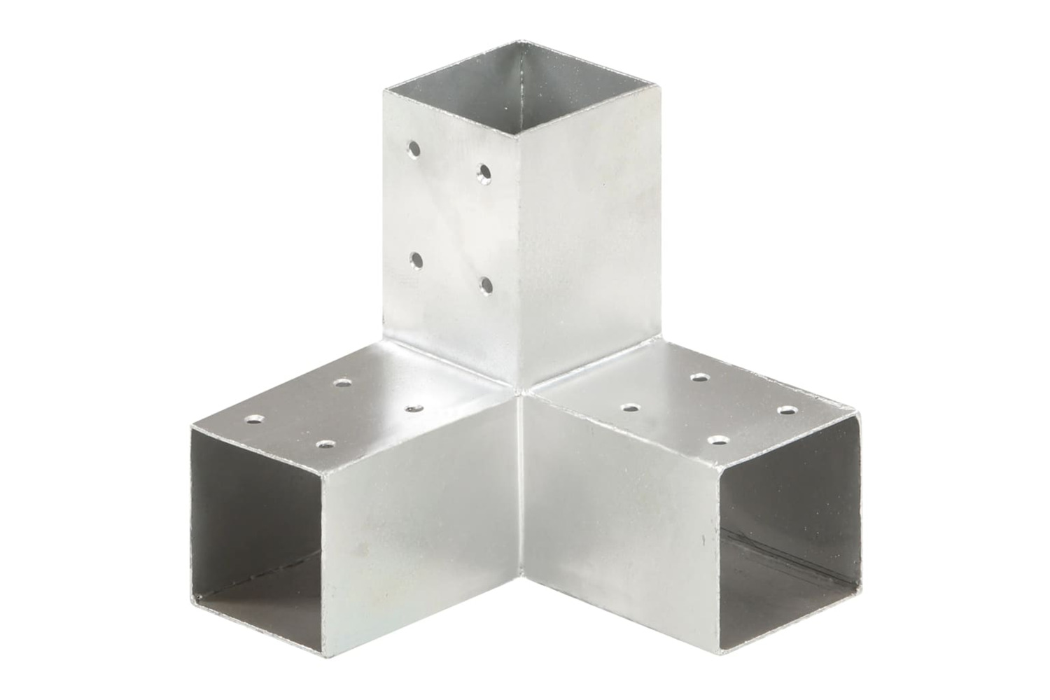 vidaXL 145457 Post Connector Y Shape Galvanised Metal 71x71mm